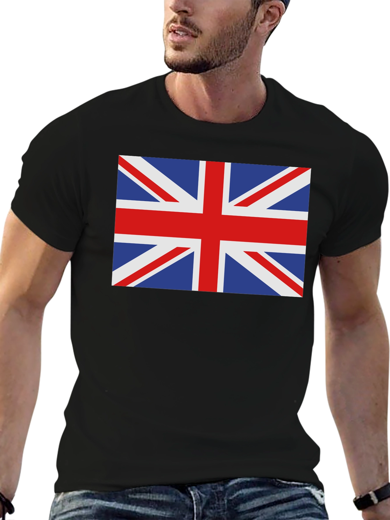 Union Jack Flag Graphic T-Shirt