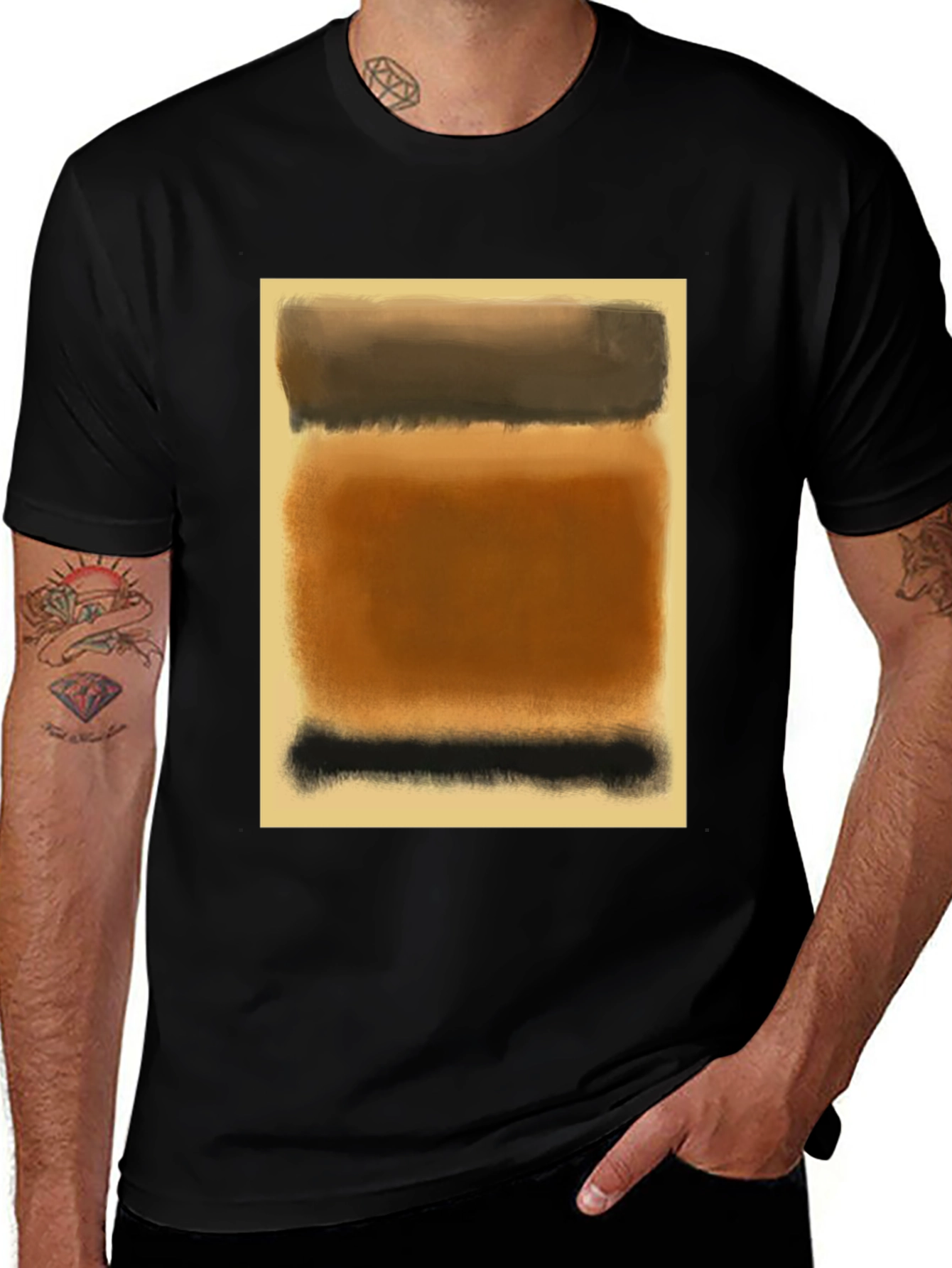 Rothko Inspired Abstract Art T-Shirt
