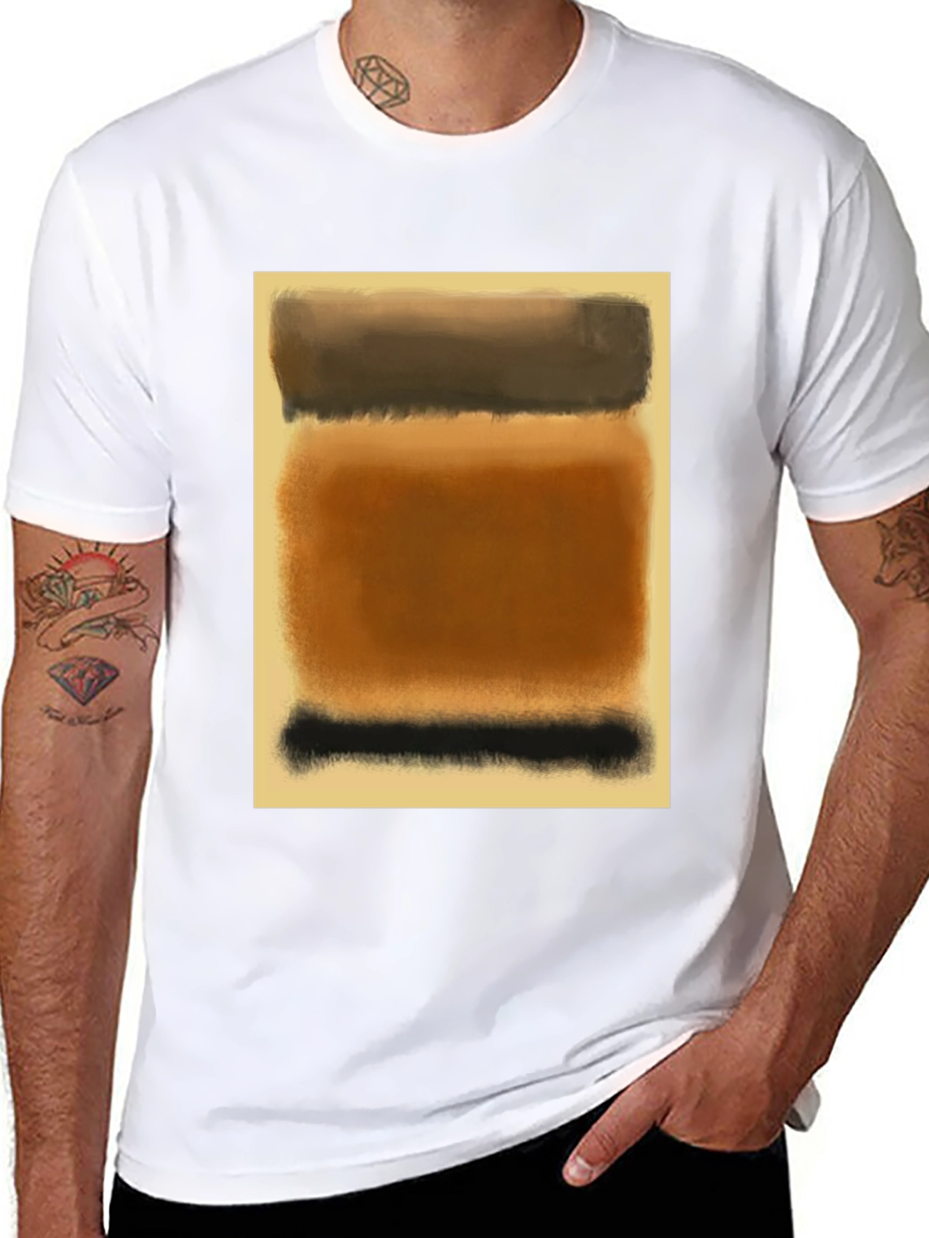Rothko Inspired Abstract Art T-Shirt
