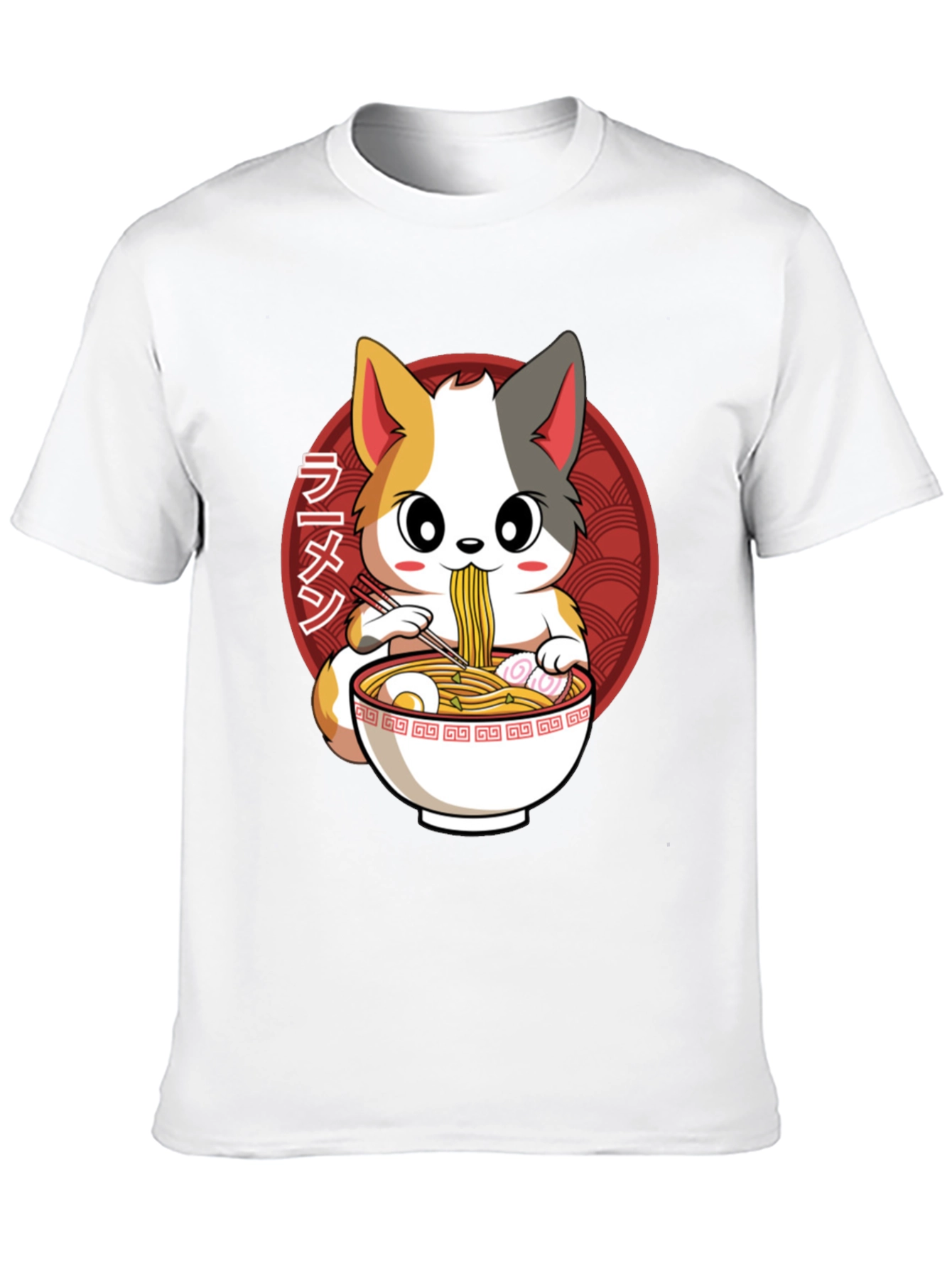 Kawaii Cat Ramen T-Shirt