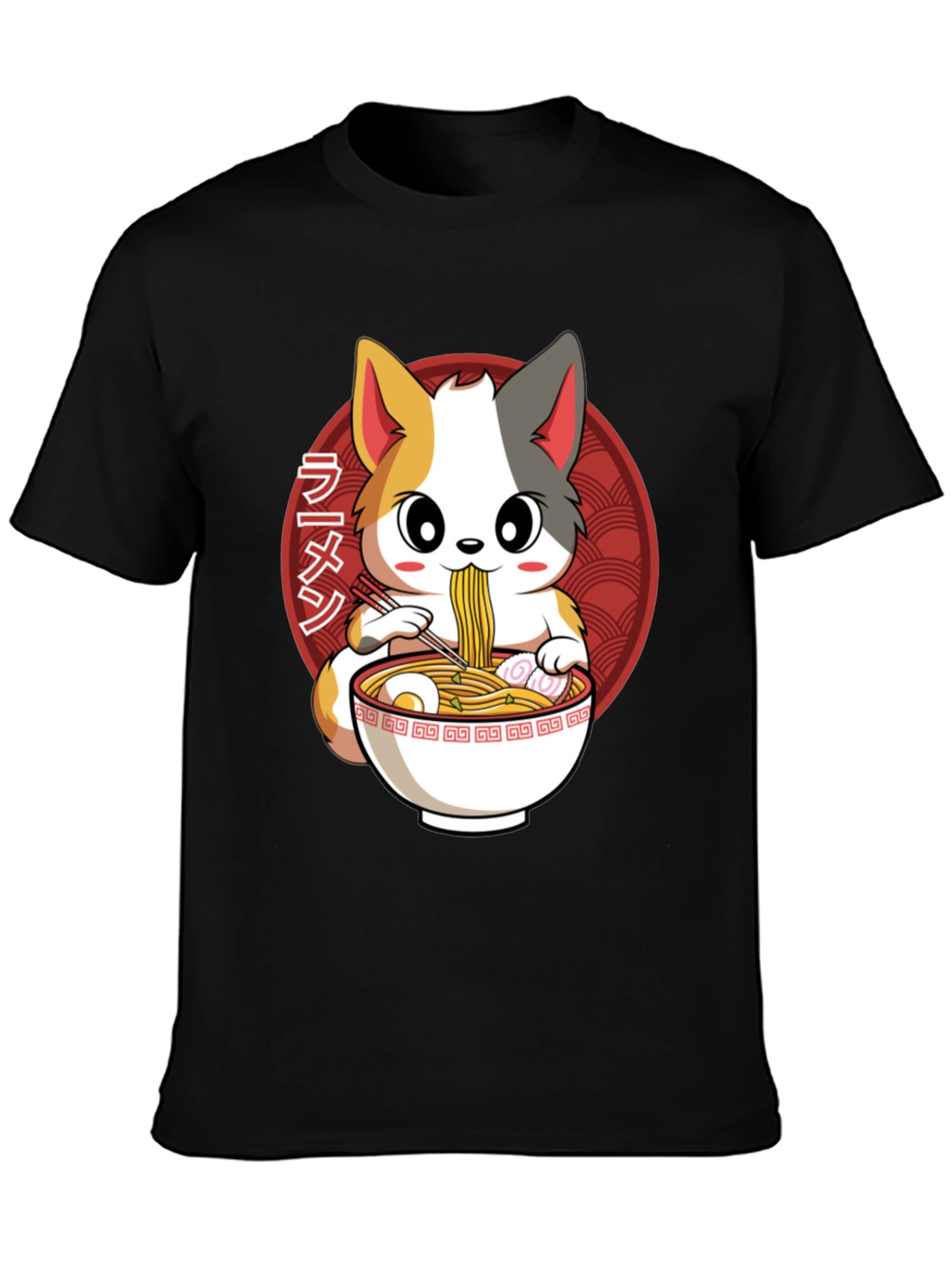 Kawaii Cat Ramen T-Shirt