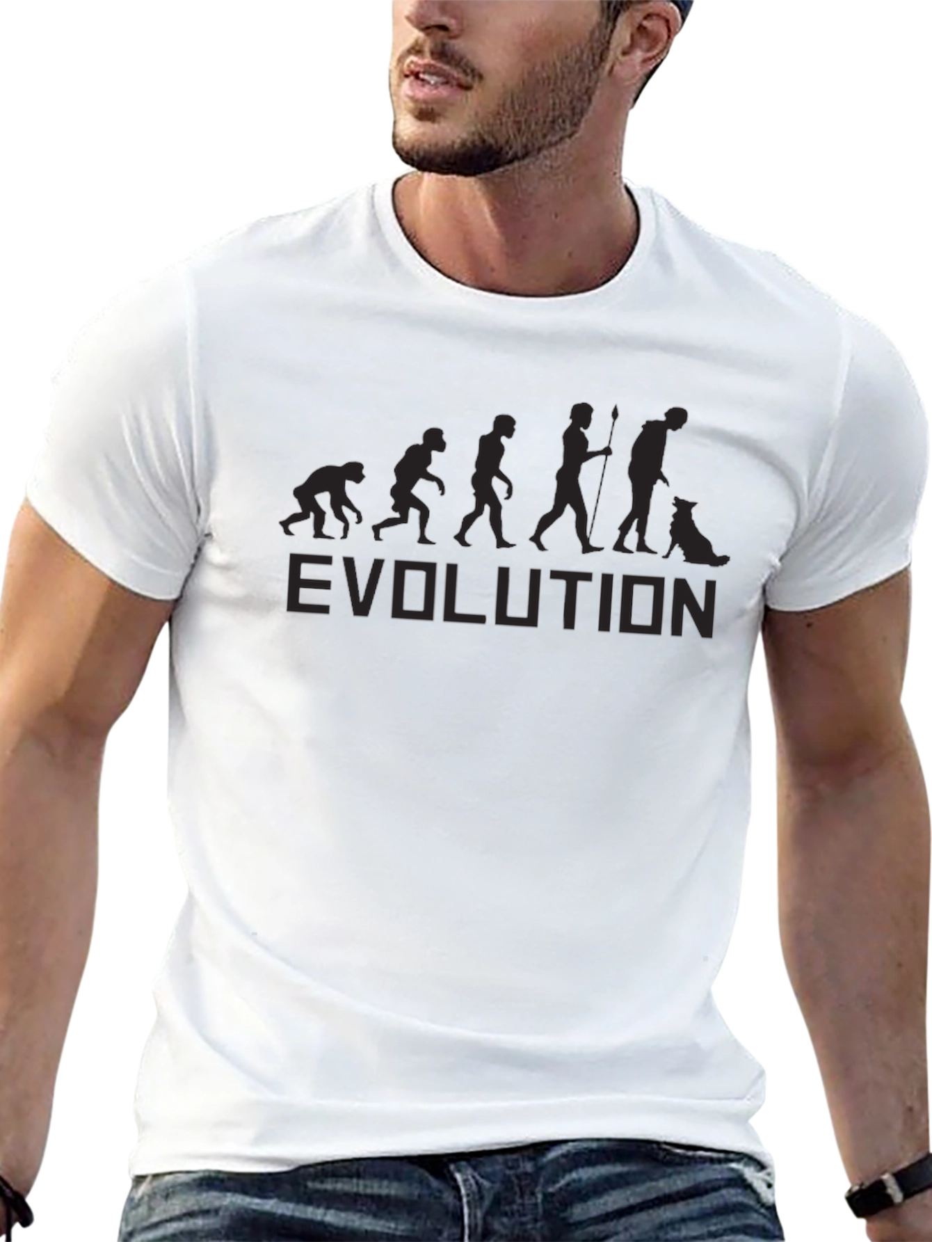 Evolution Funny Dog Lover T-Shirt