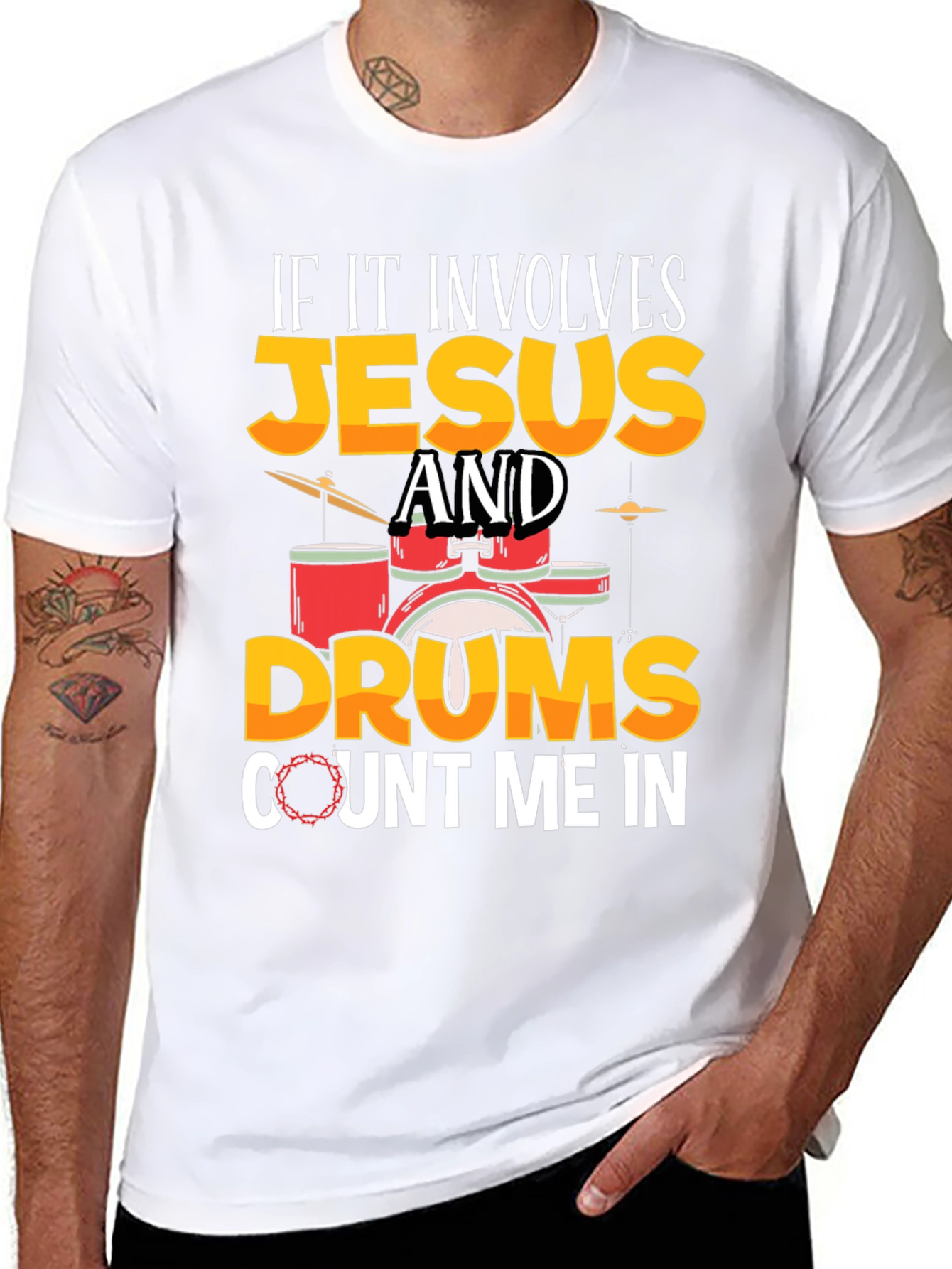 Jesus and Drums T-Shirt
