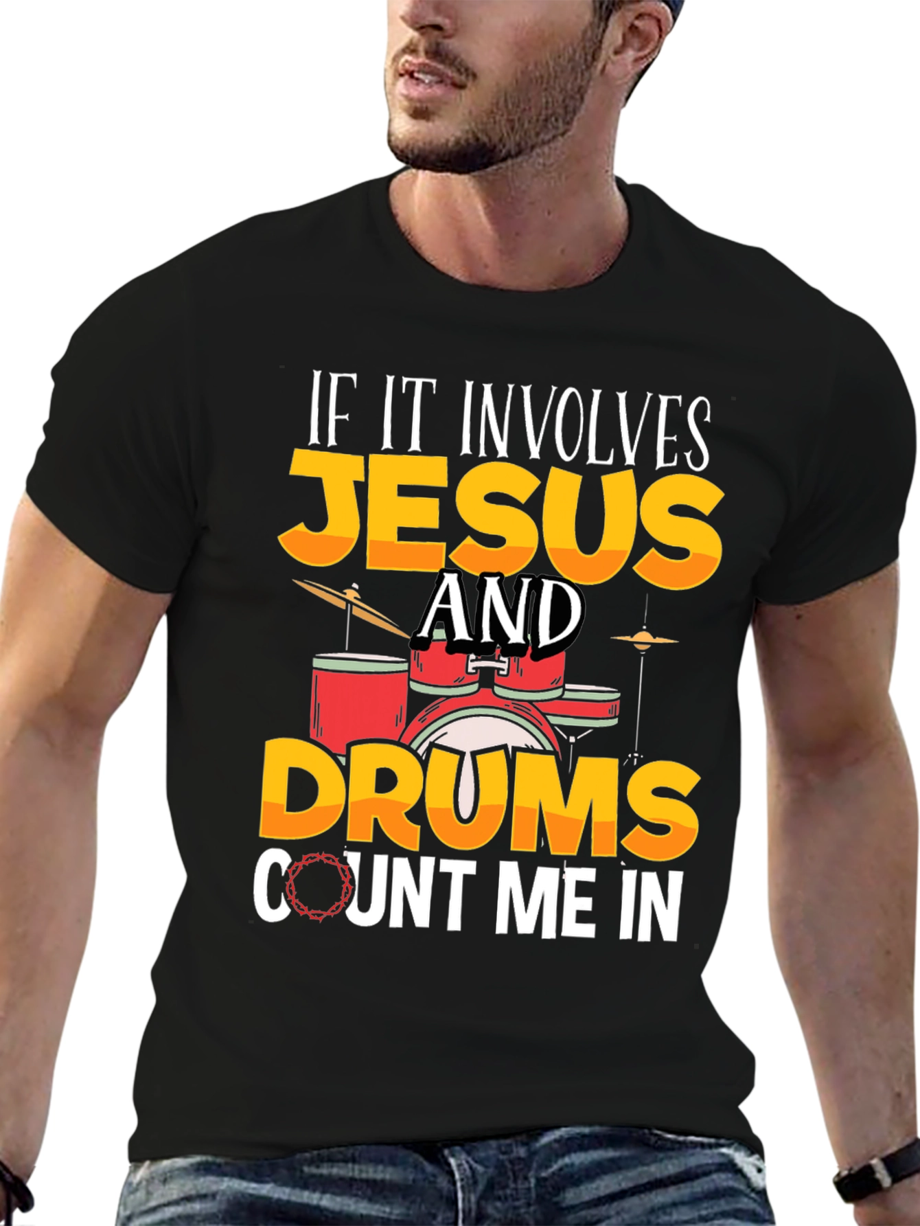 Jesus and Drums T-Shirt