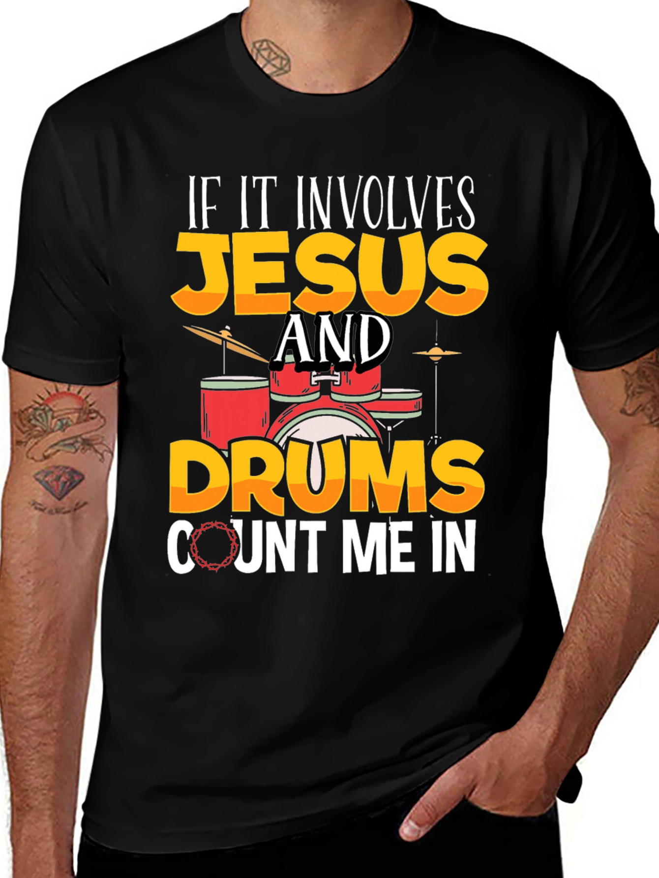 Jesus and Drums T-Shirt