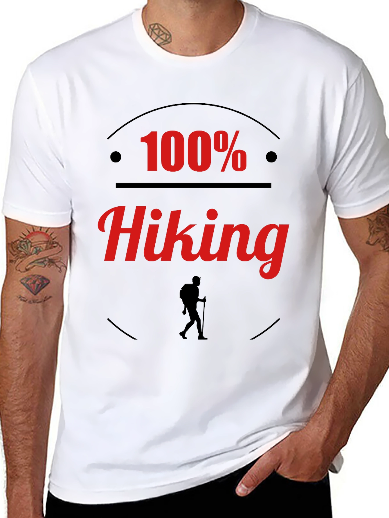 100% Hiking Graphic Tee - Adventurers T-Shirt