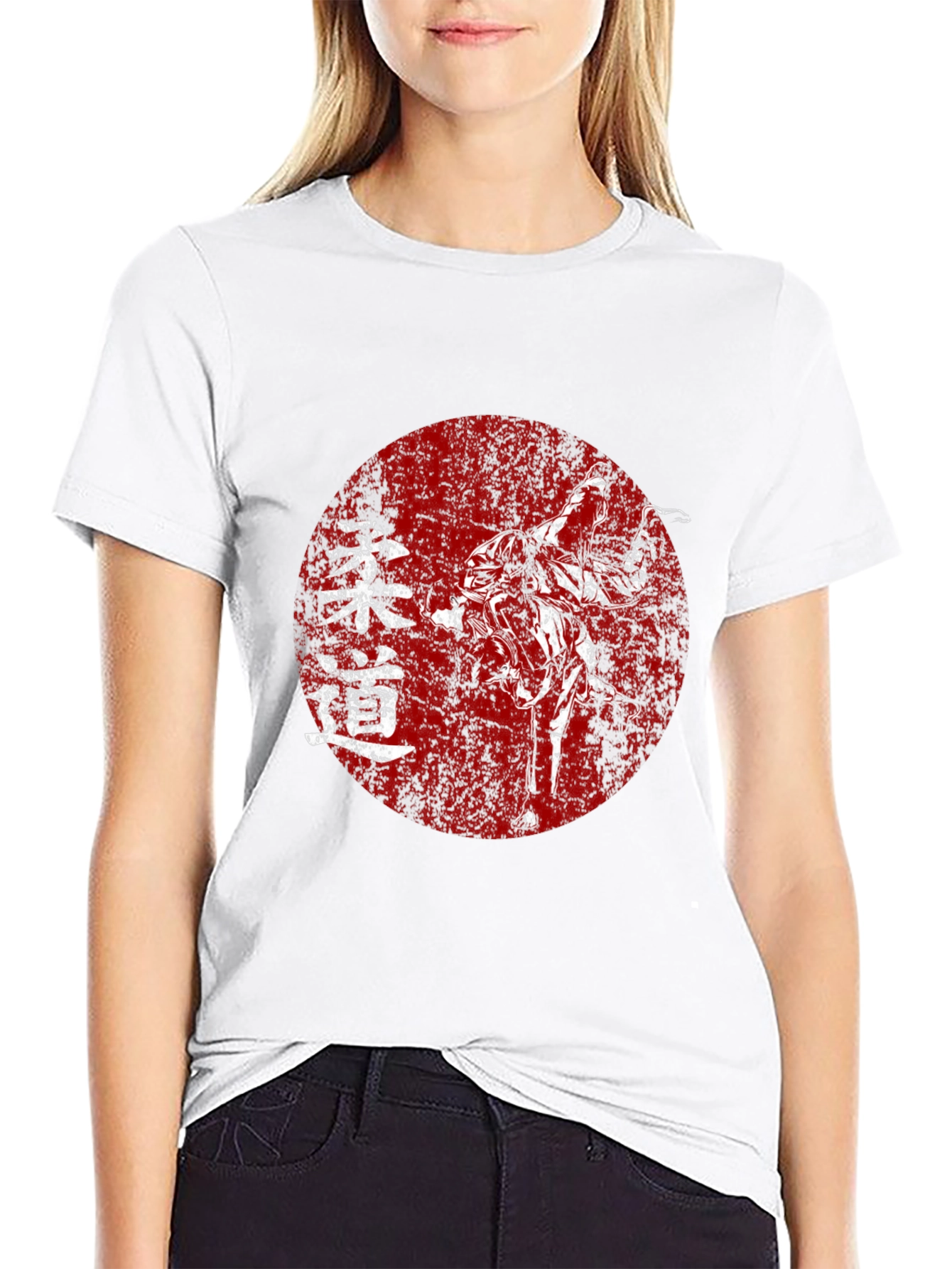 Judo Kanji Graphic T-Shirt - Black