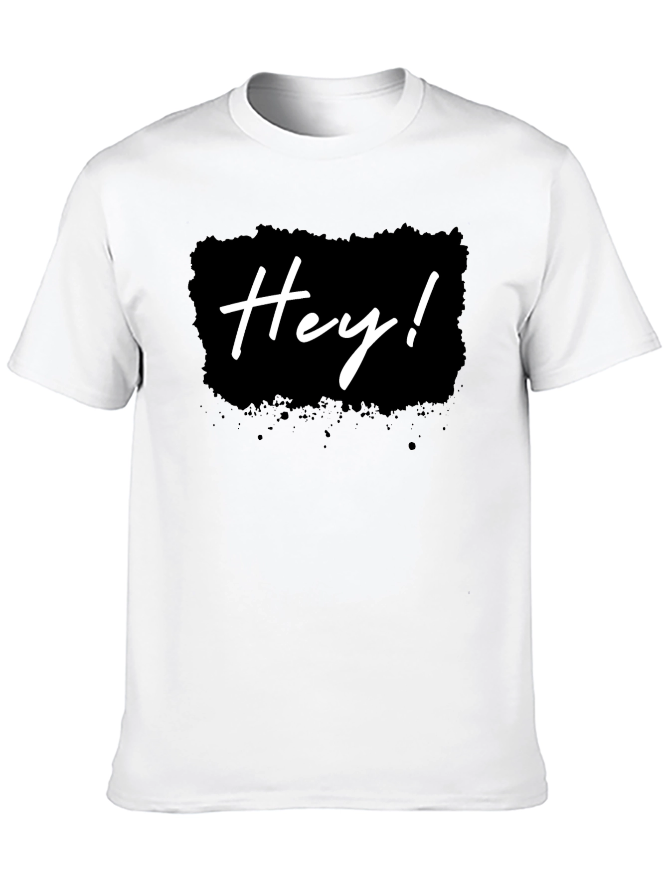 Hey! Graphic Black T-Shirt