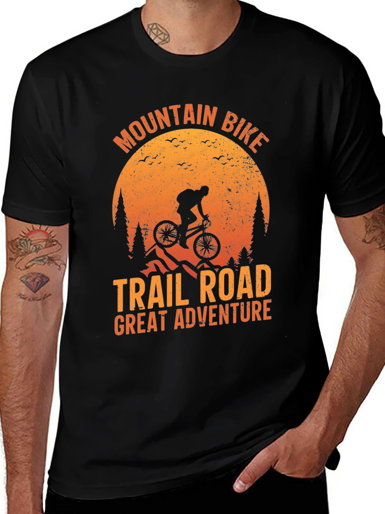 Mountain Bike Trail Road Adventure T-Shirt