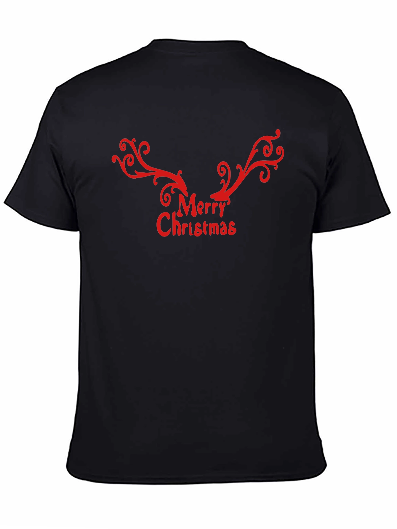 Festive Christmas T-Shirt - Reindeer Antlers Design