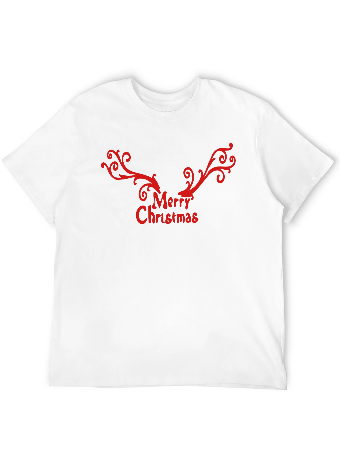 Festive Christmas T-Shirt - Reindeer Antlers Design