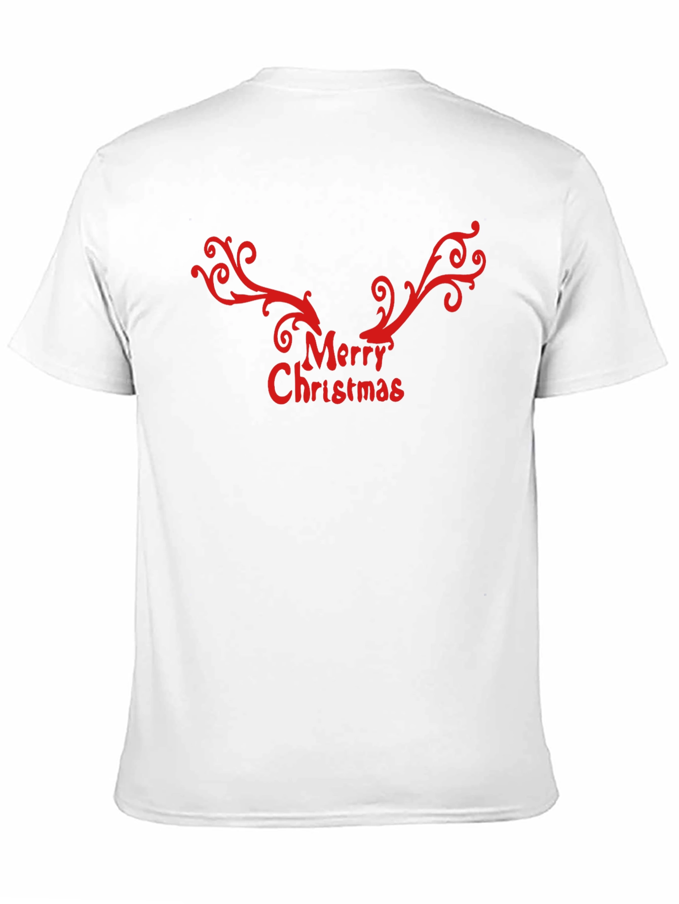 Festive Christmas T-Shirt - Reindeer Antlers Design