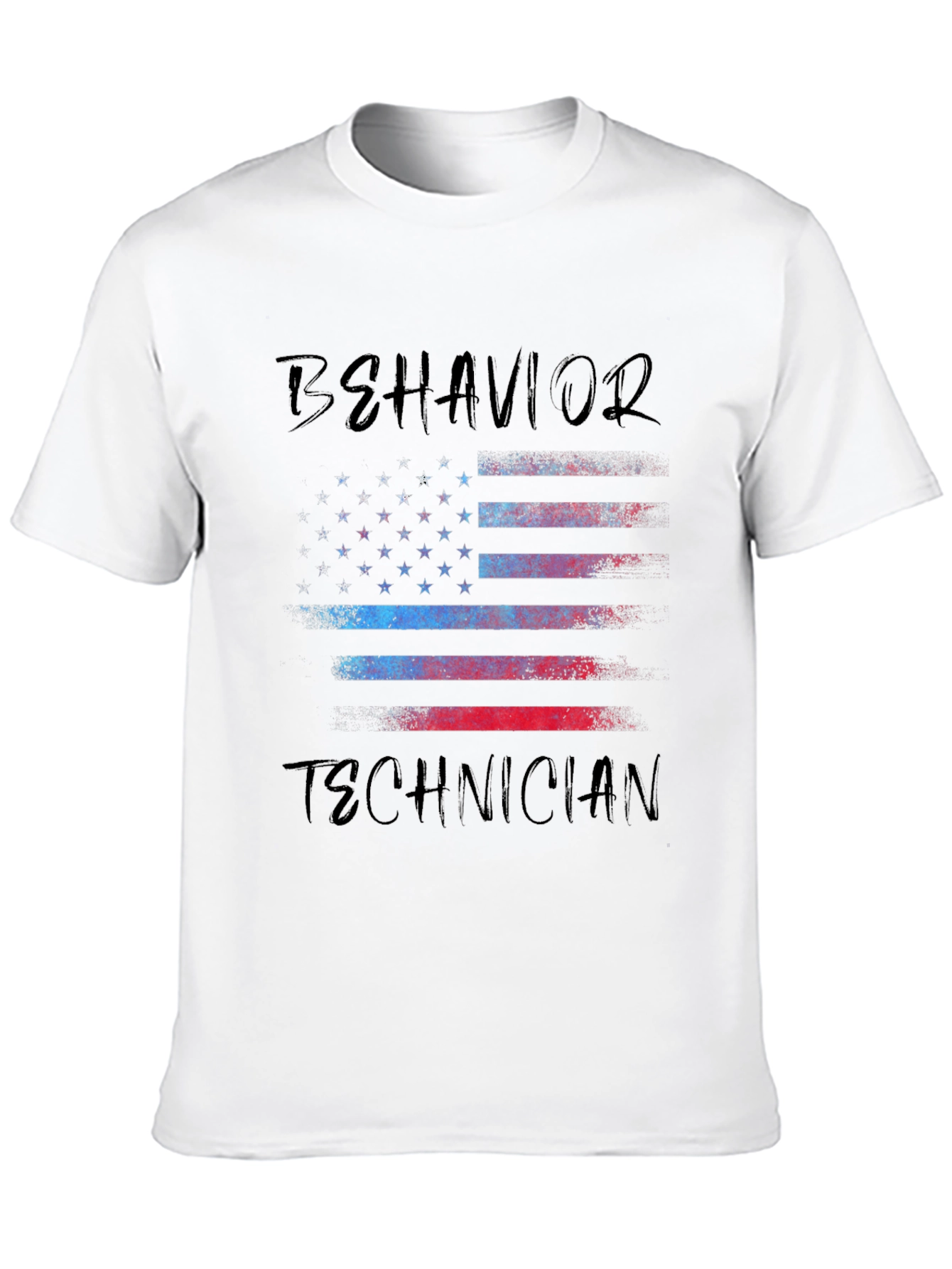 Behavior Technician American Flag T-Shirt
