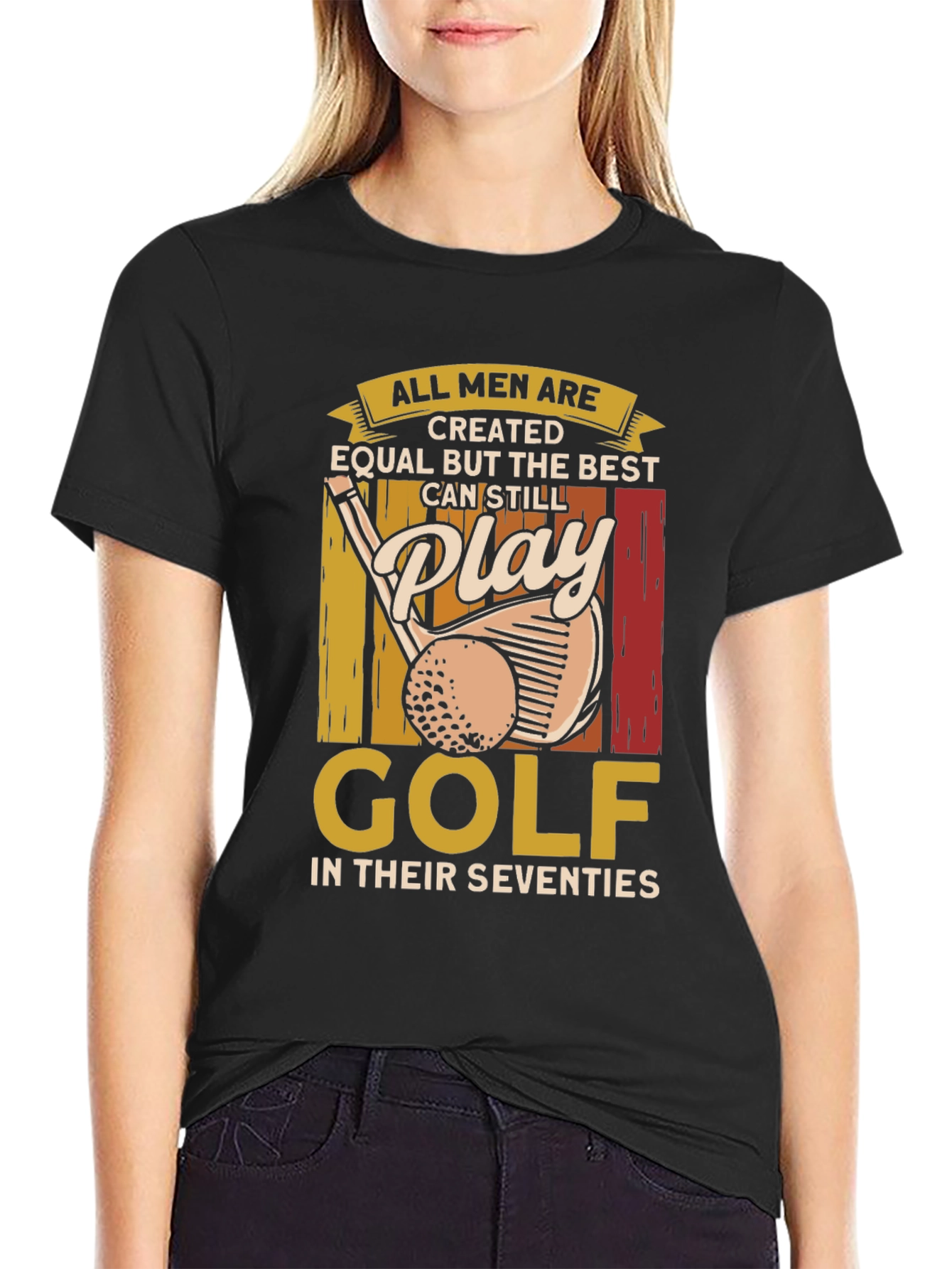 Golf Lover T-Shirt: All Men Are Created Equal
