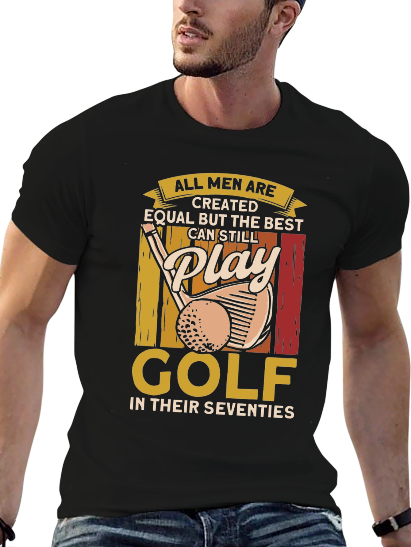 Golf Lover T-Shirt: All Men Are Created Equal