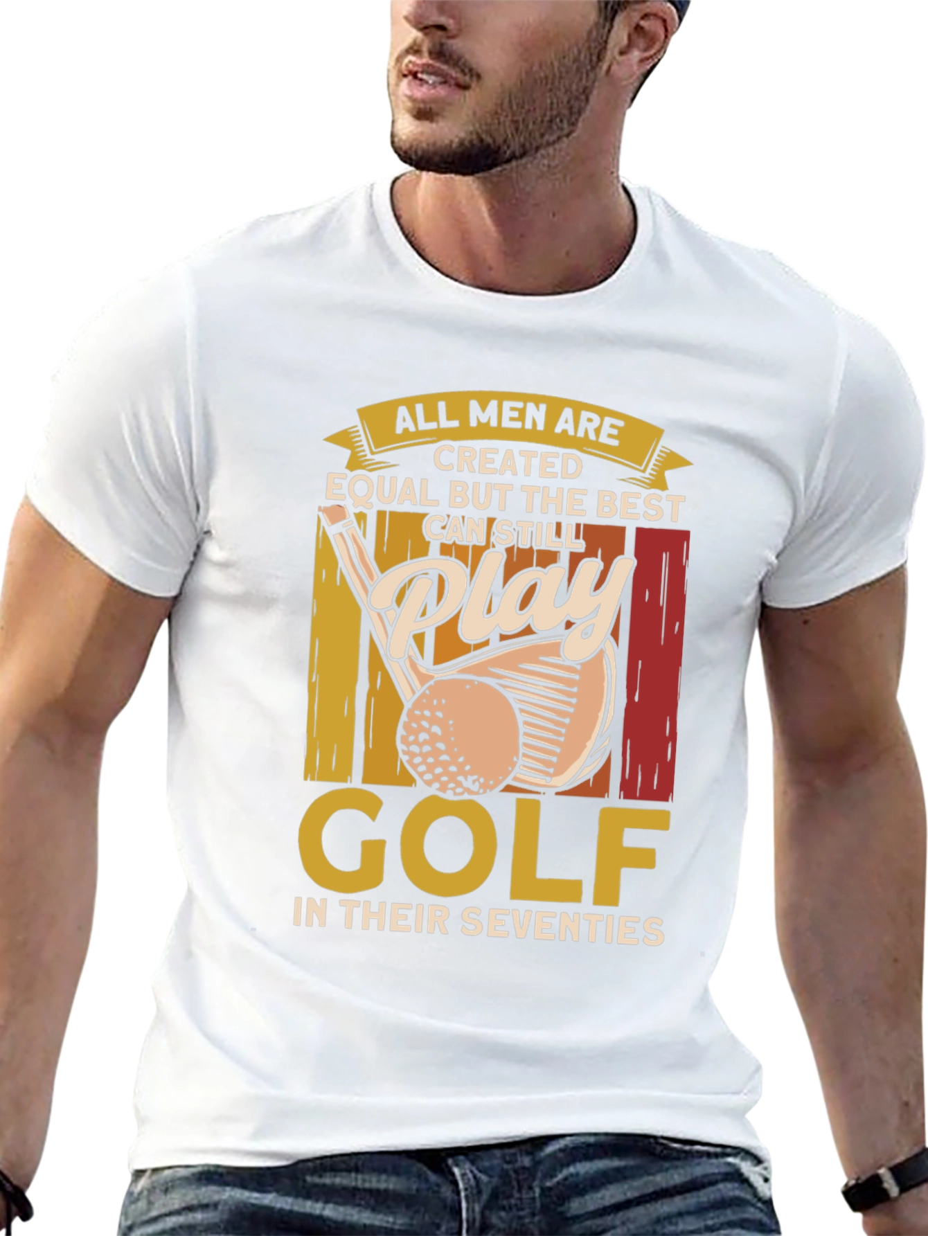 Golf Lover T-Shirt: All Men Are Created Equal