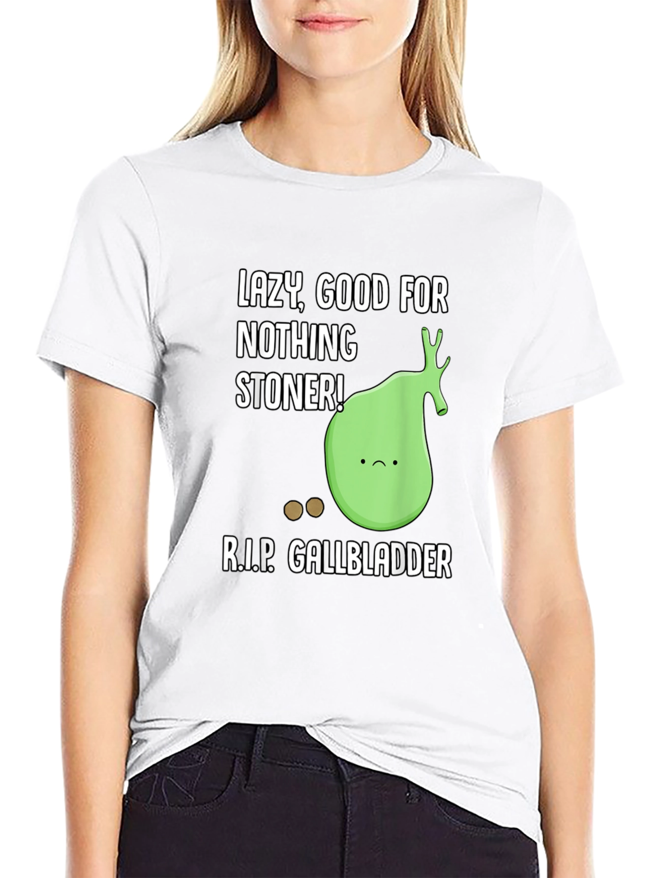 RIP Gallbladder Funny Graphic T-Shirt