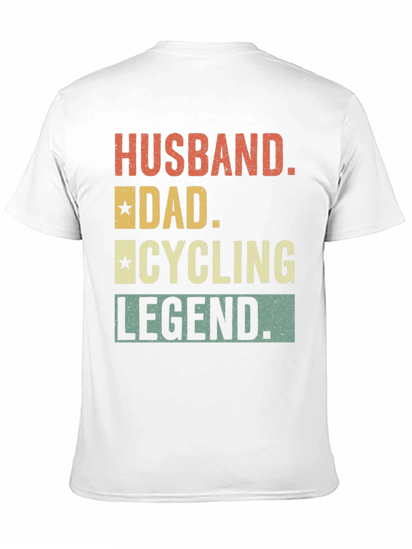 Husband Dad Cycling Legend Graphic Tee