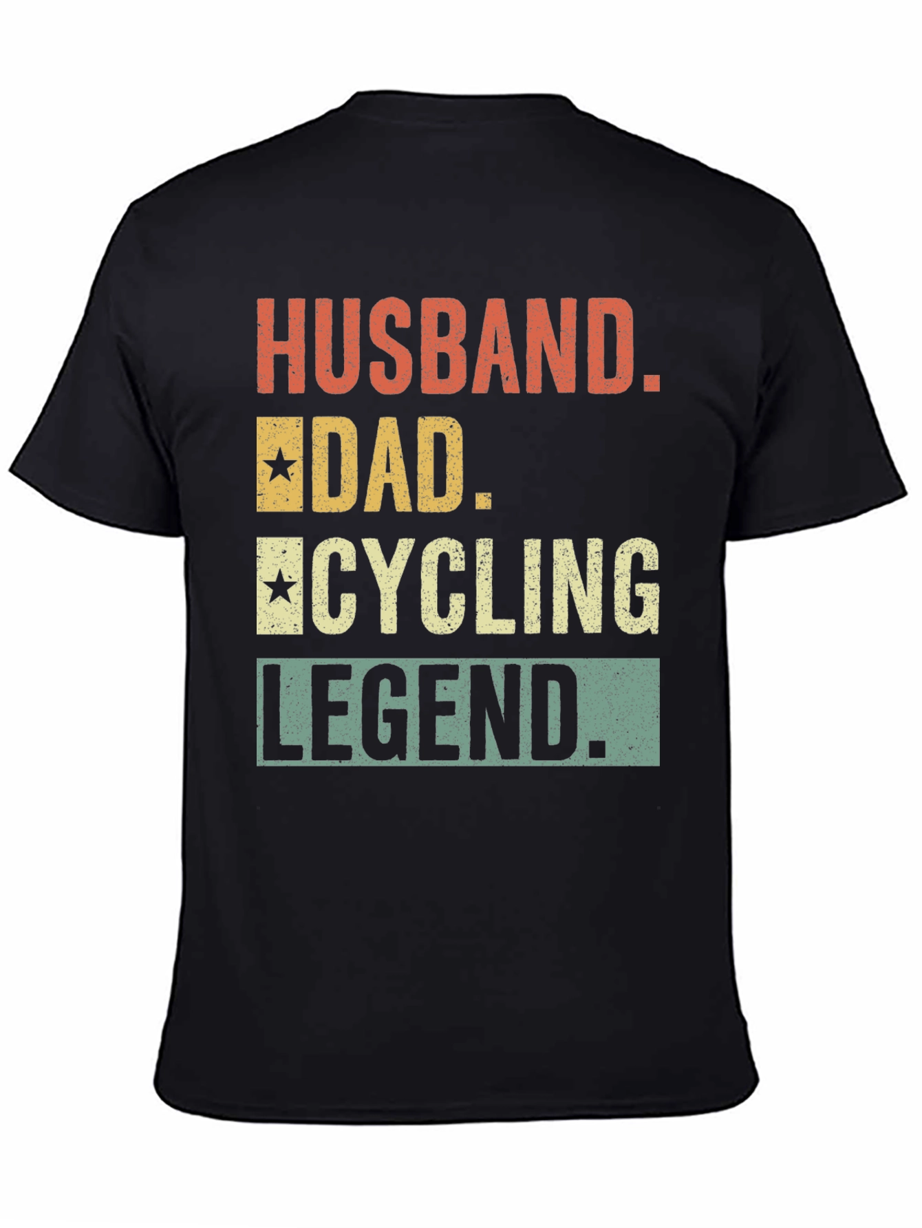 Husband Dad Cycling Legend Graphic Tee