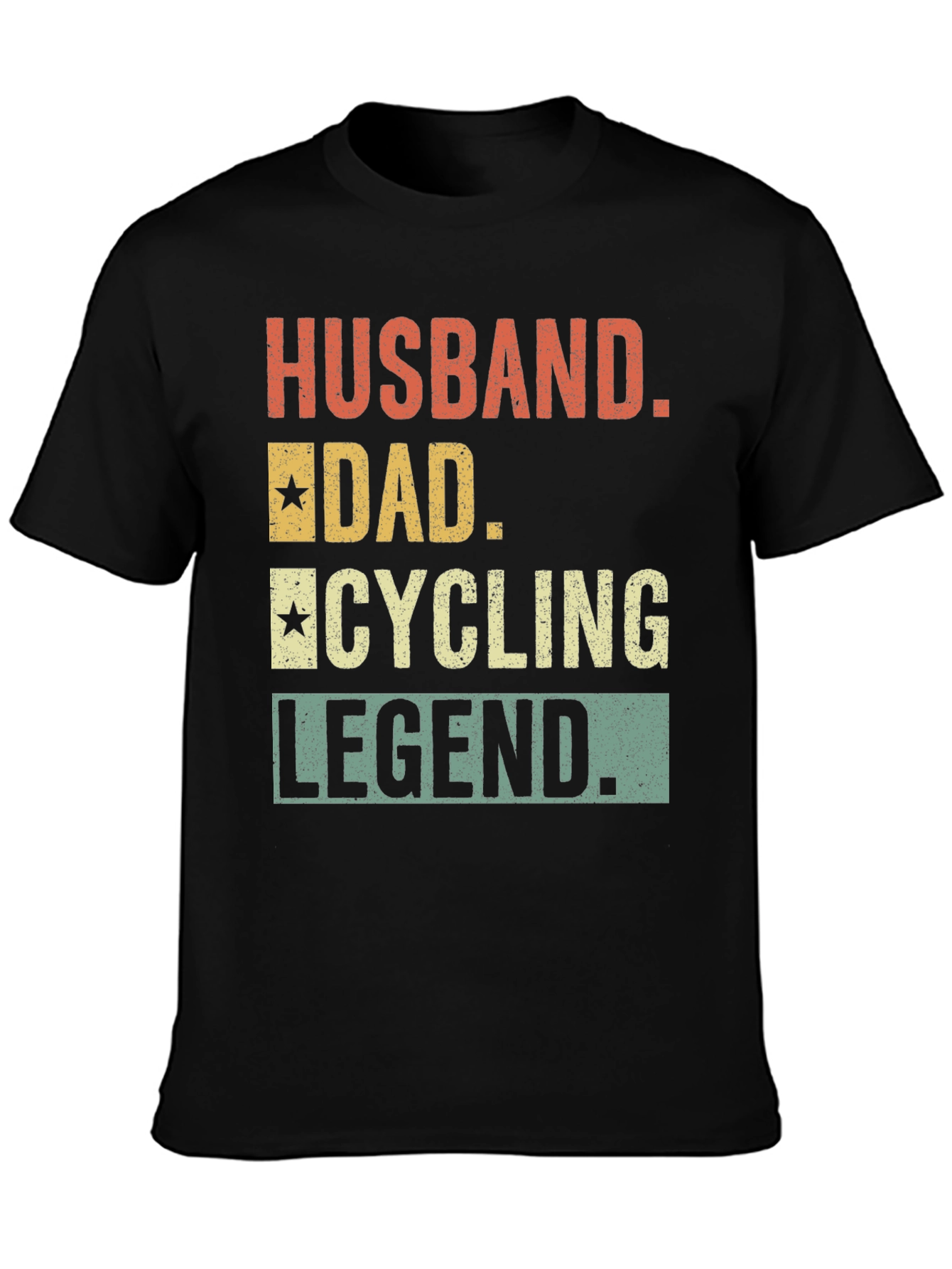 Husband Dad Cycling Legend Graphic Tee