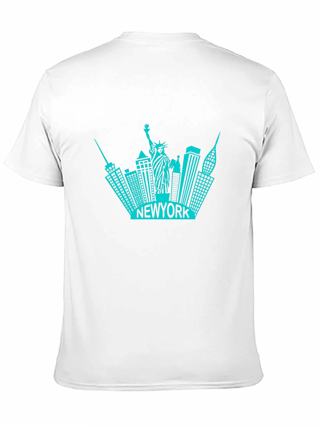New York Skyline Graphic T-Shirt - Black