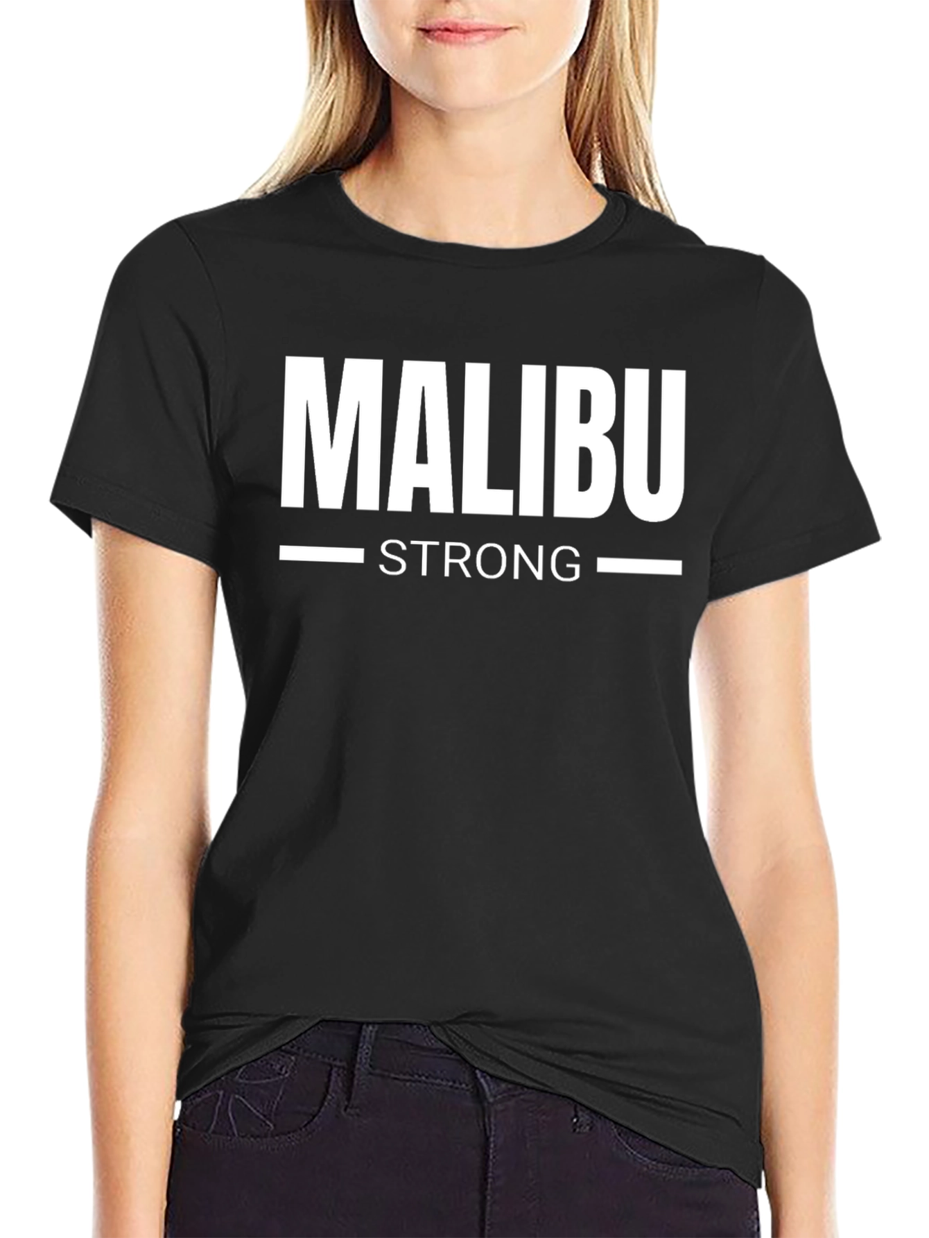 Malibu Strong Graphic Tee - Black