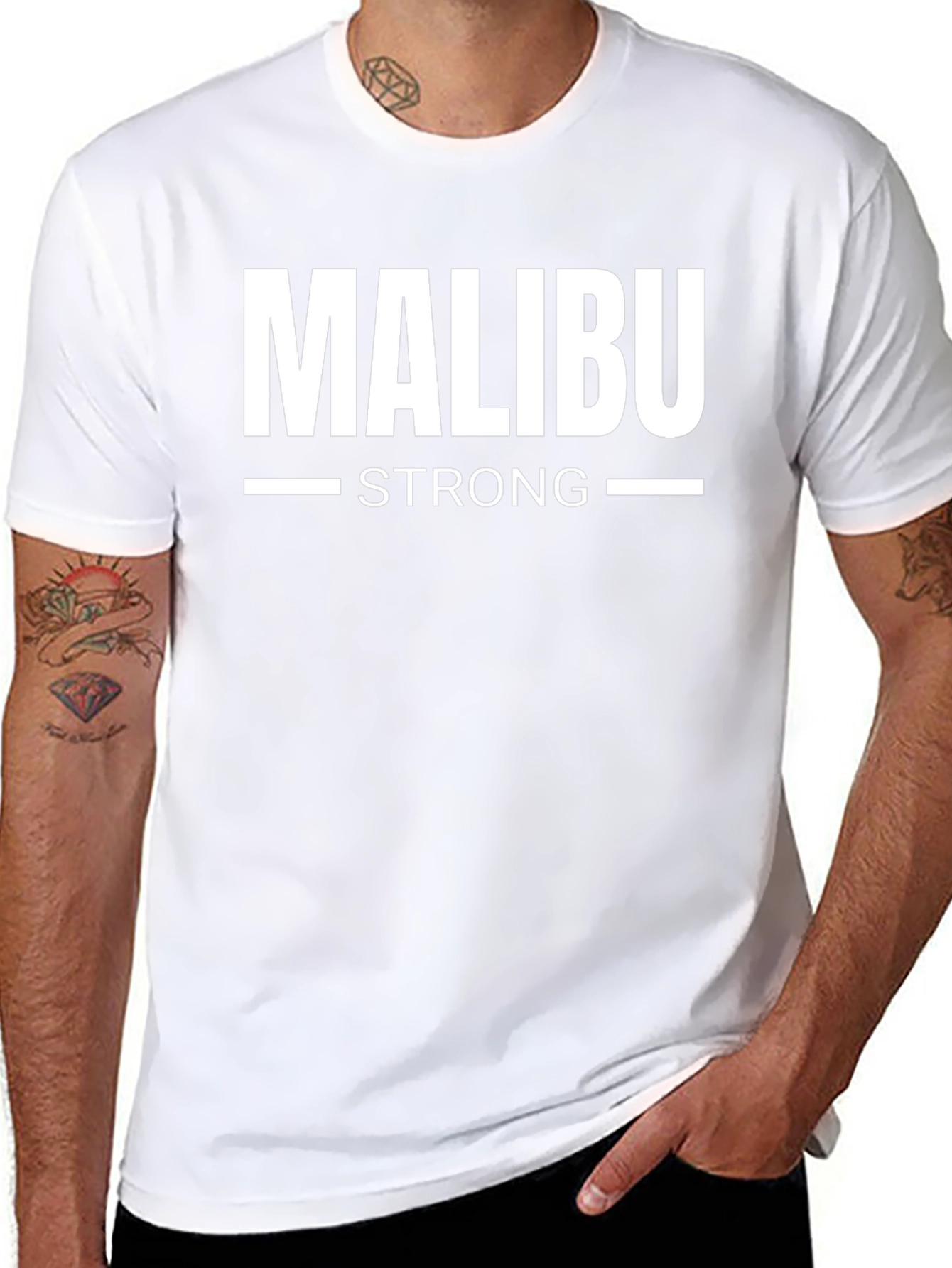 Malibu Strong Graphic Tee - Black