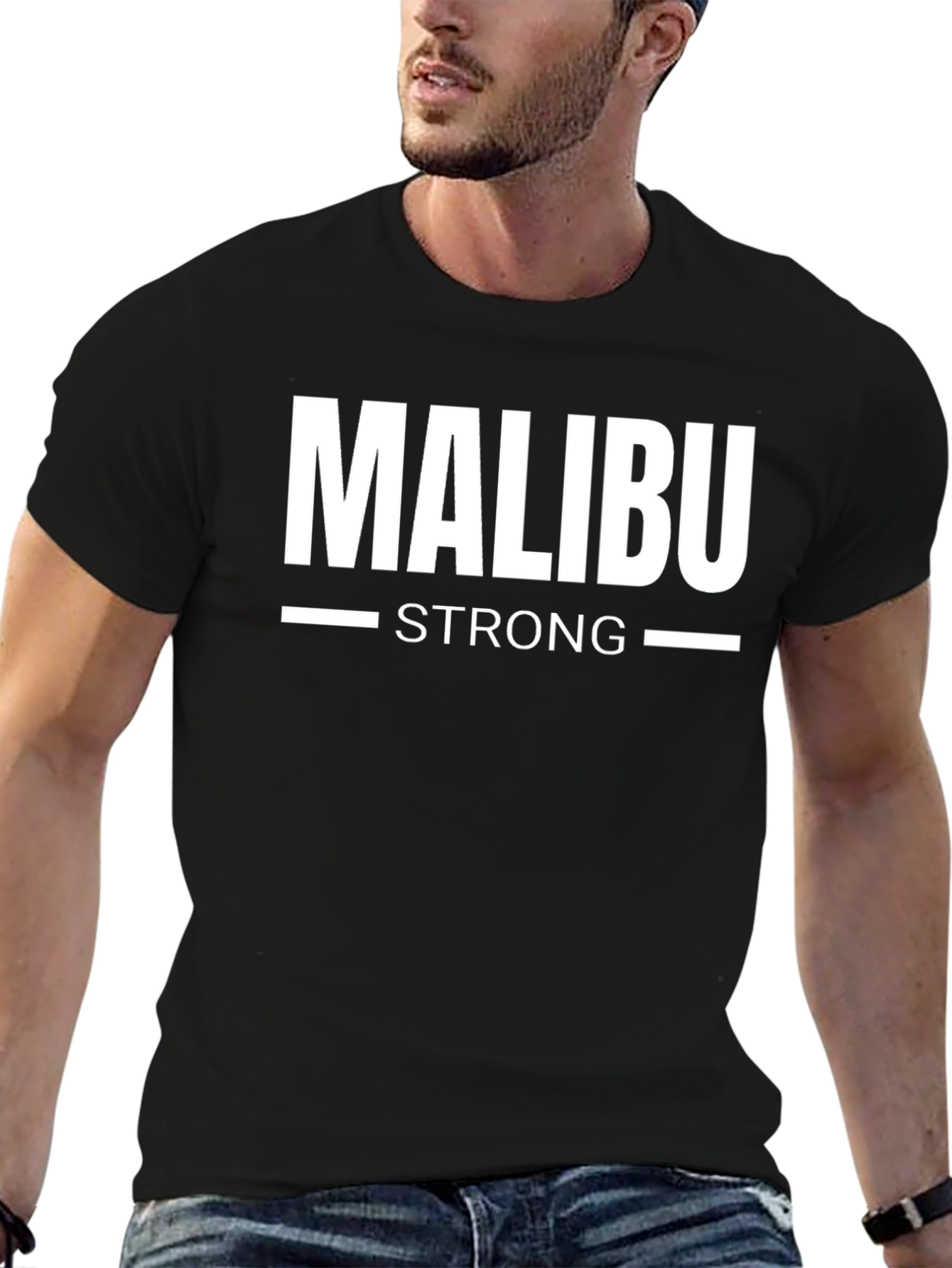 Malibu Strong Graphic Tee - Black