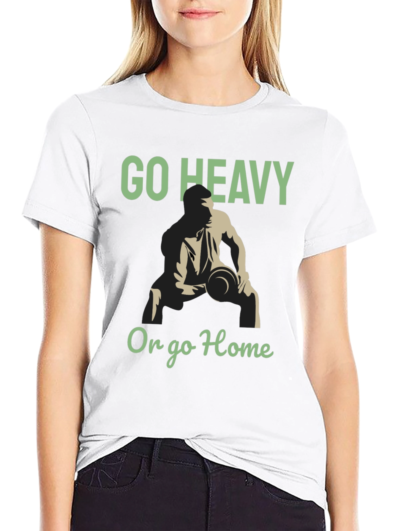 Go Heavy or Go Home Gym T-Shirt