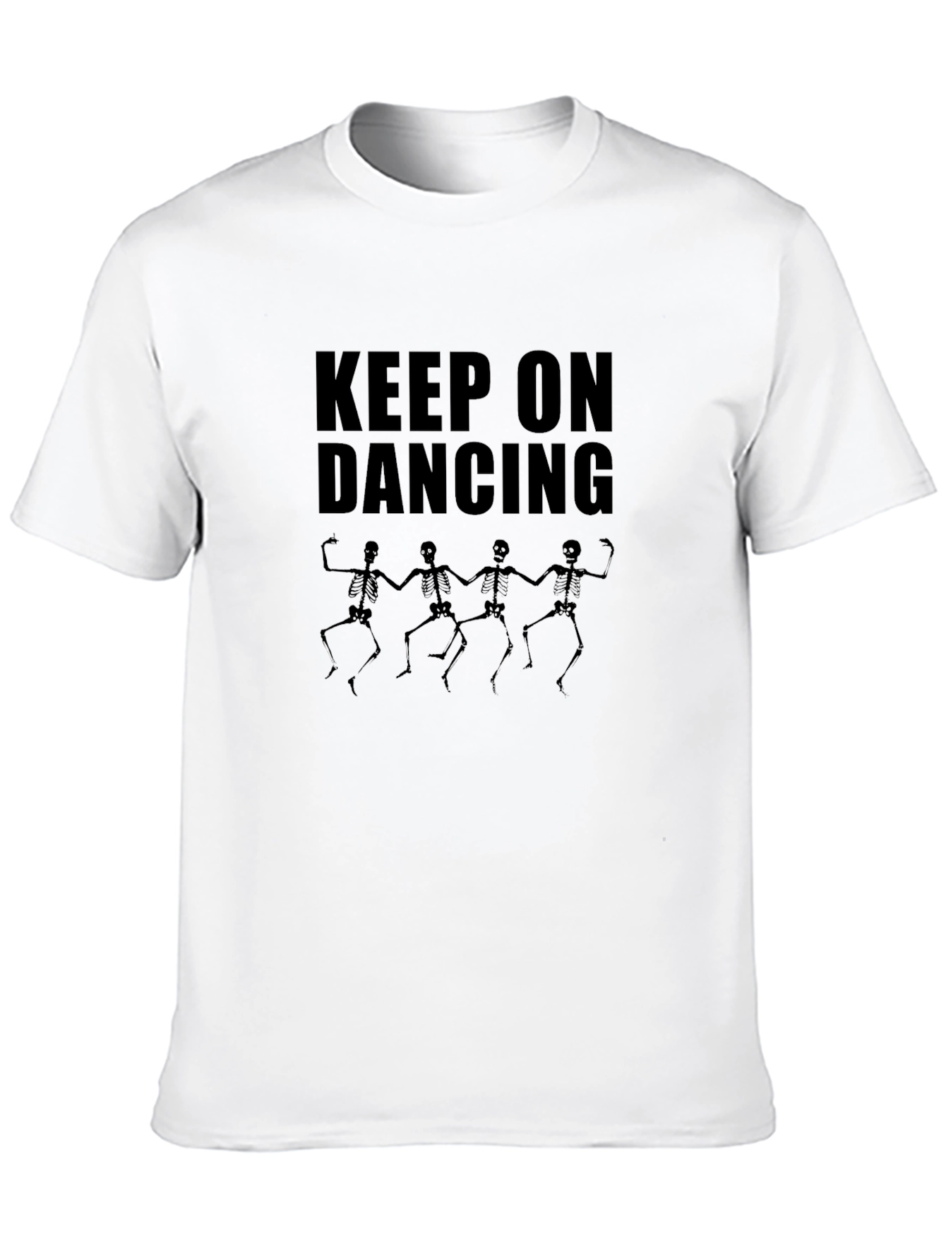 Keep On Dancing Skeleton Graphic Tee