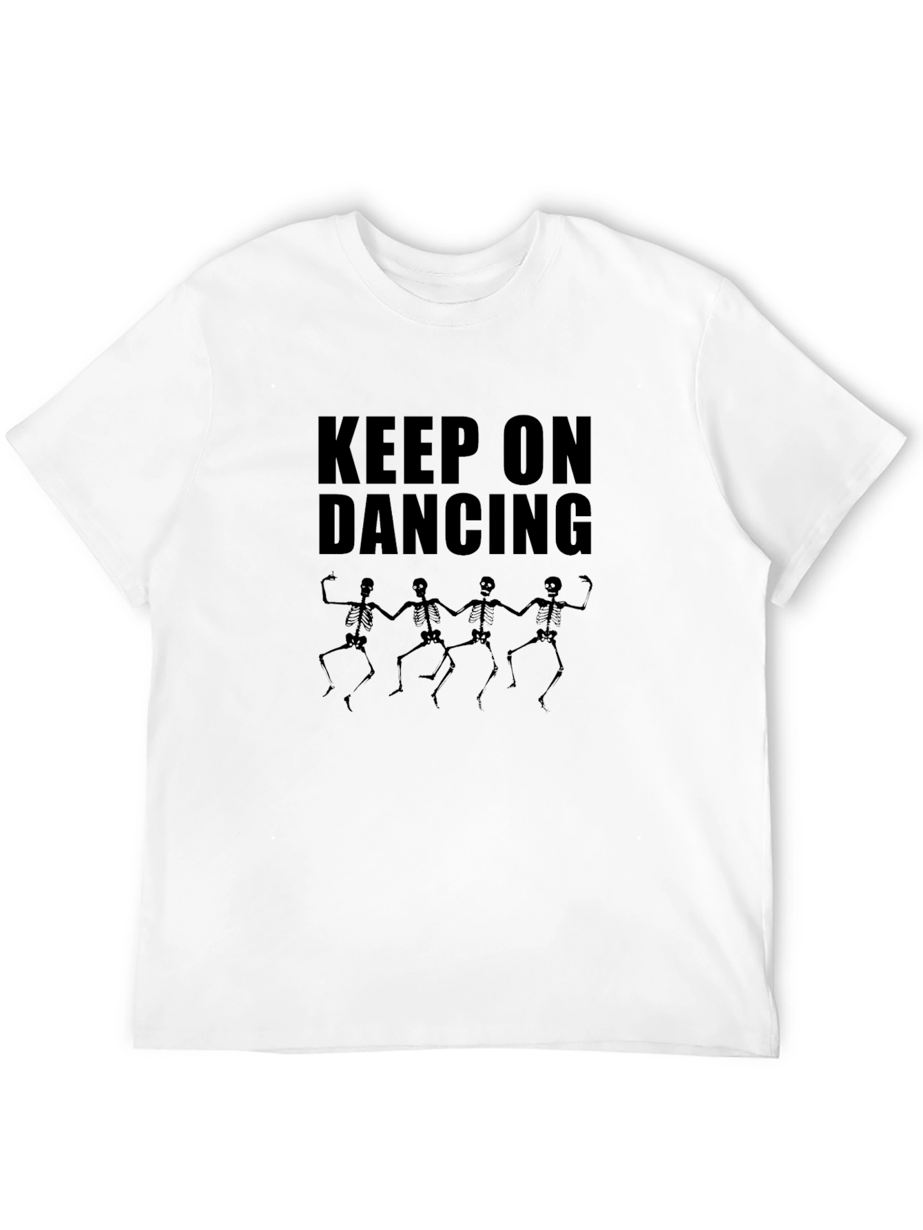 Keep On Dancing Skeleton Graphic Tee