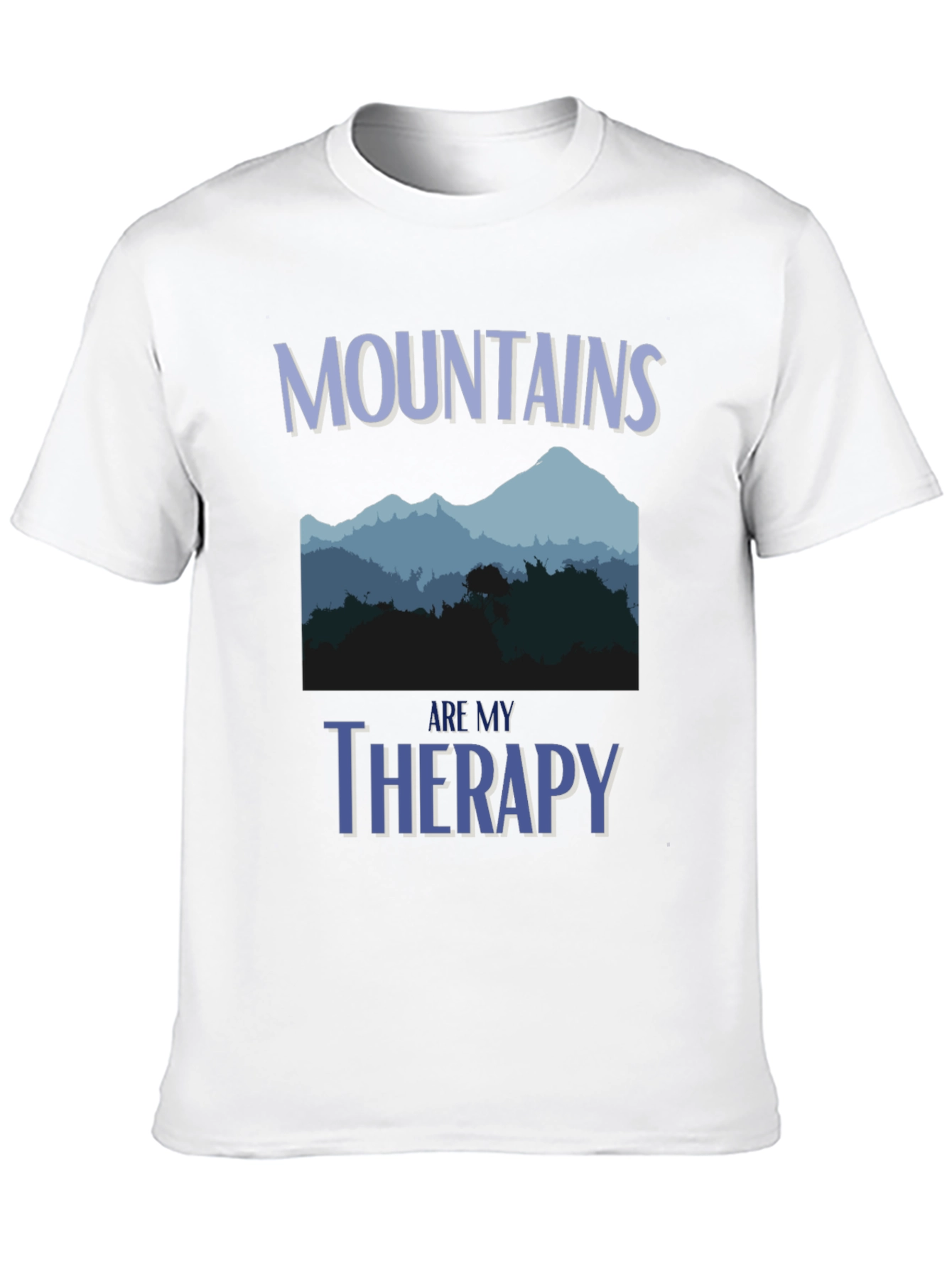 Mountains Are My Therapy Graphic Tee