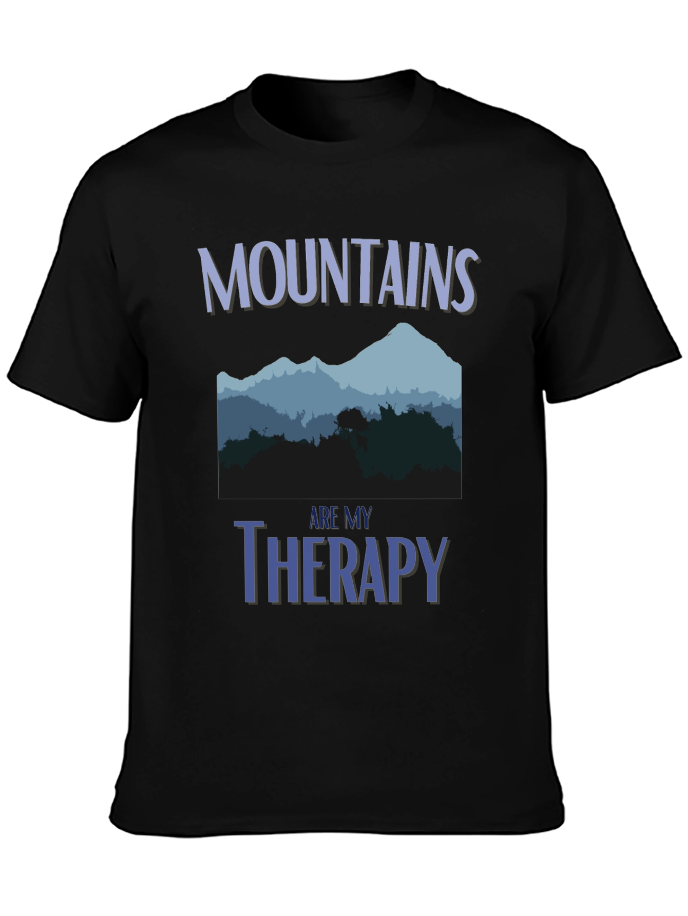Mountains Are My Therapy Graphic Tee