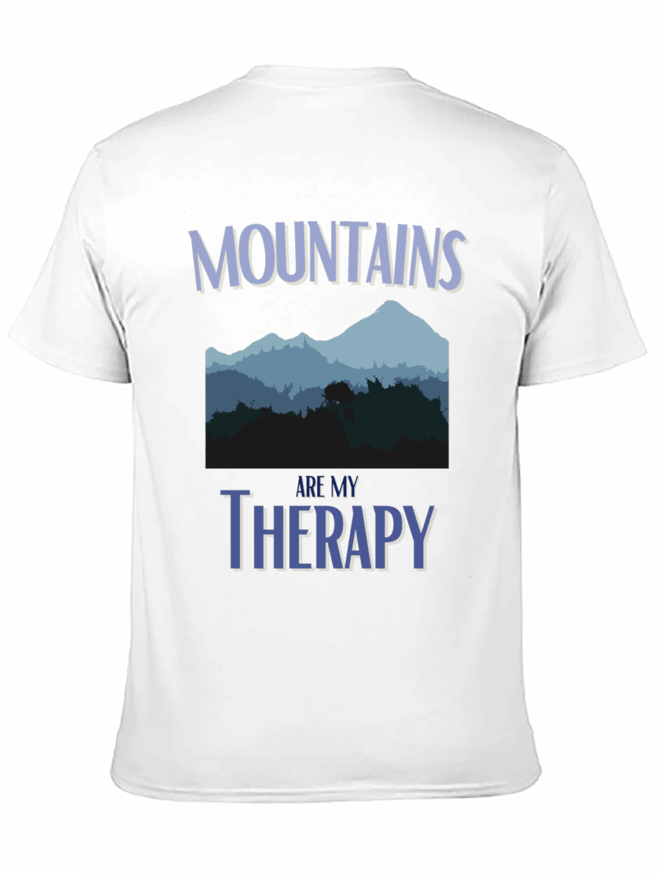 Mountains Are My Therapy Graphic Tee