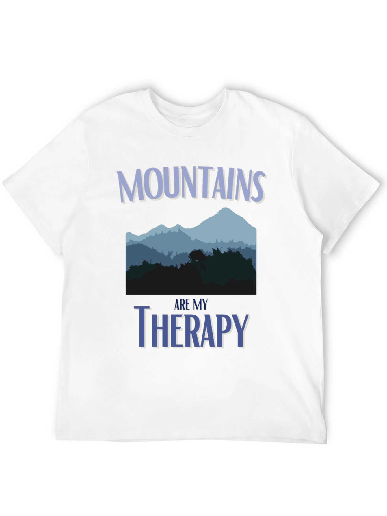 Mountains Are My Therapy Graphic Tee