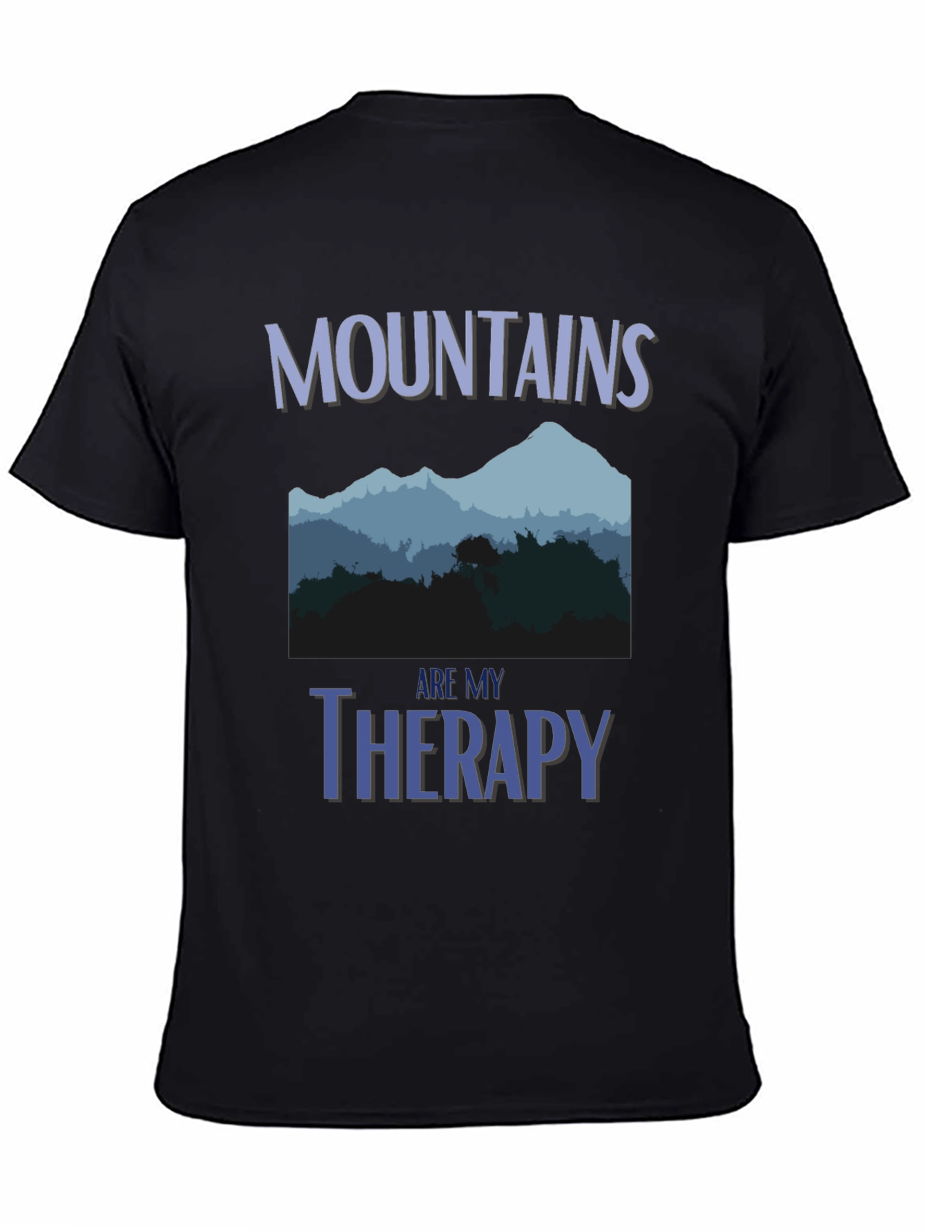 Mountains Are My Therapy Graphic Tee