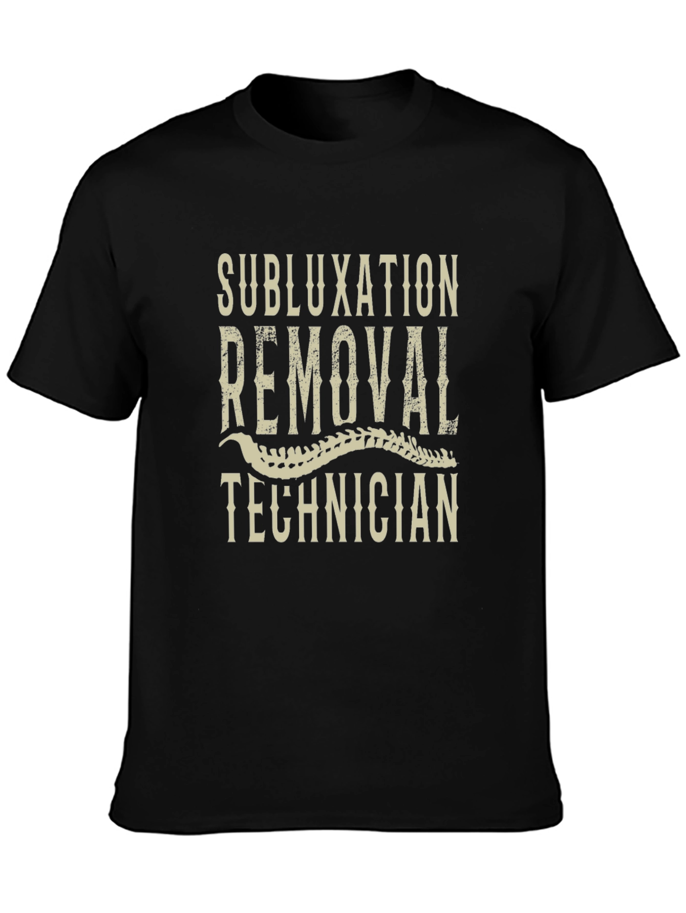 Subluxation Removal Technician Black T-Shirt
