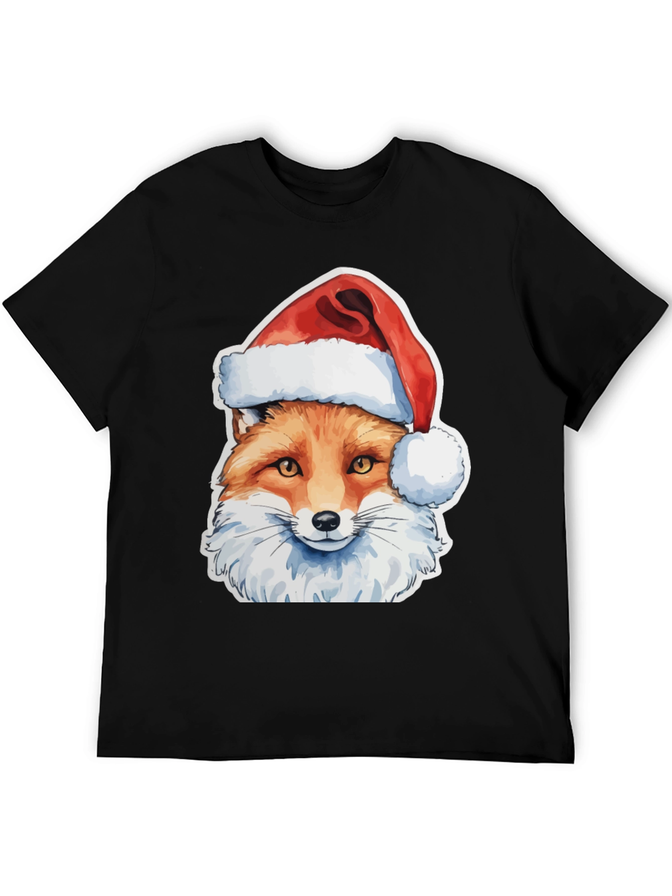 Festive Fox T-Shirt - Holiday Style