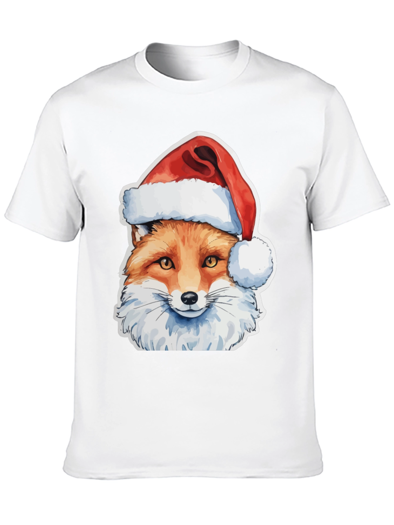 Festive Fox T-Shirt - Holiday Style