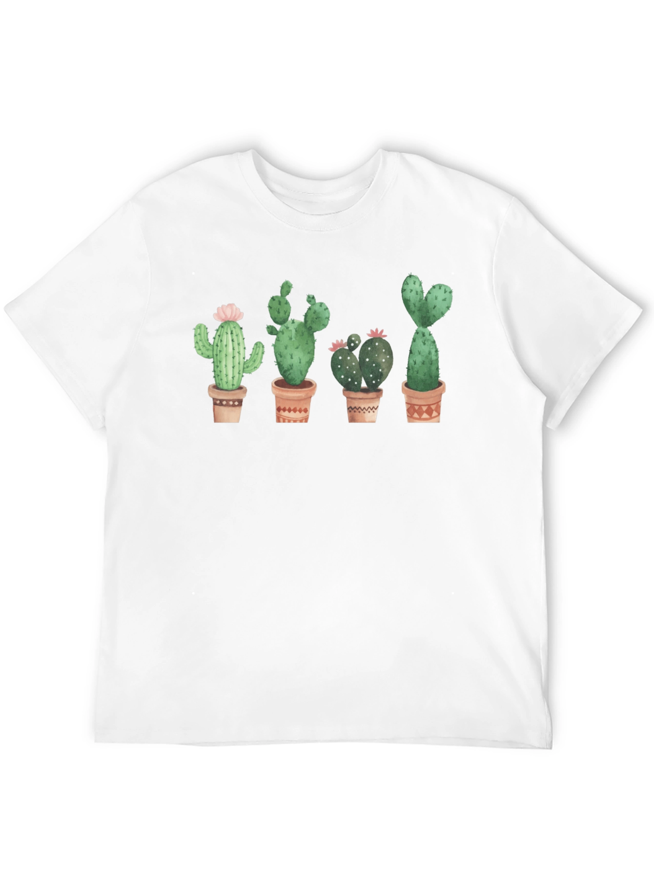 Cactus Pot Black T-Shirt