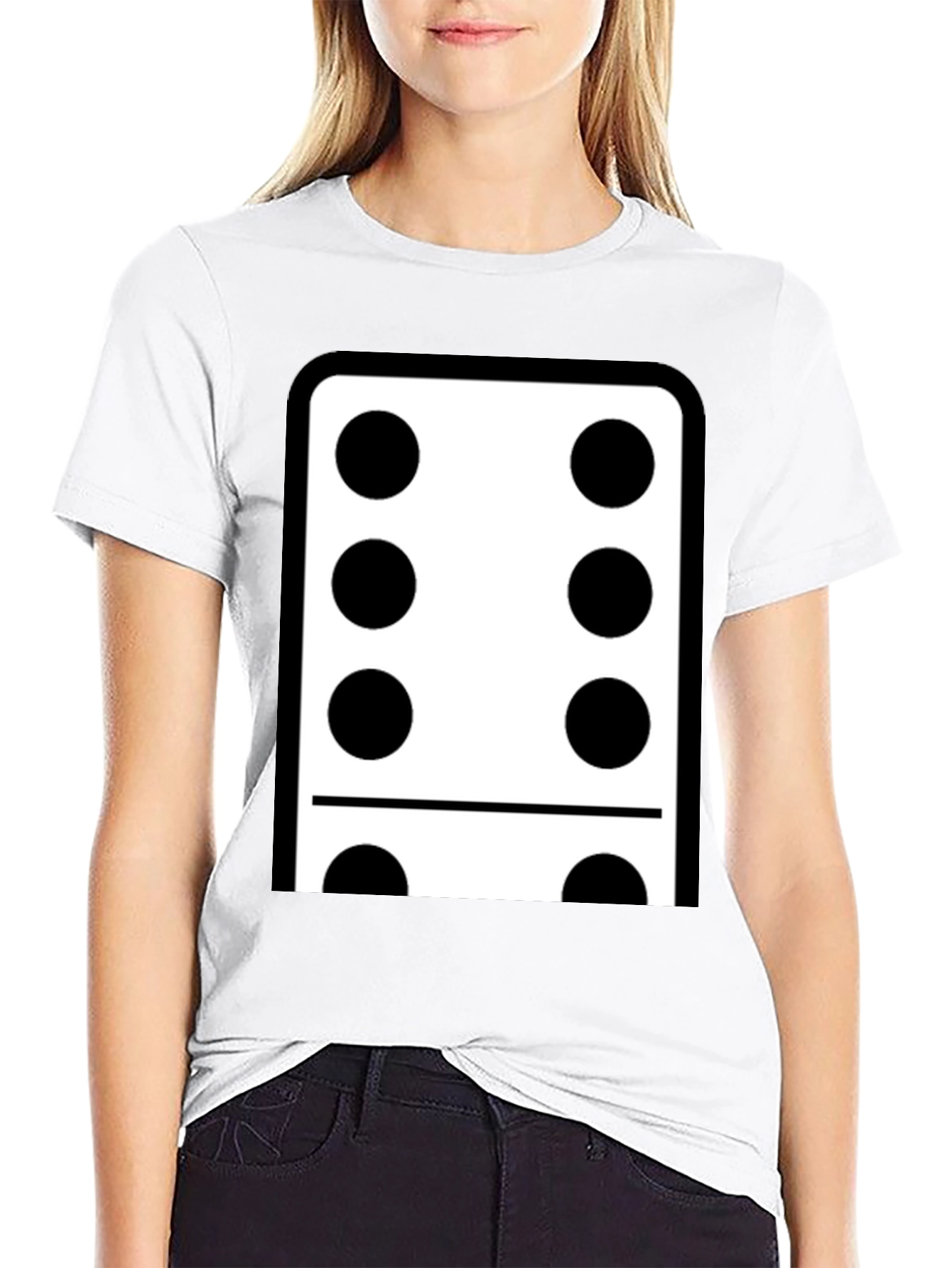 Domino Six Black T-Shirt