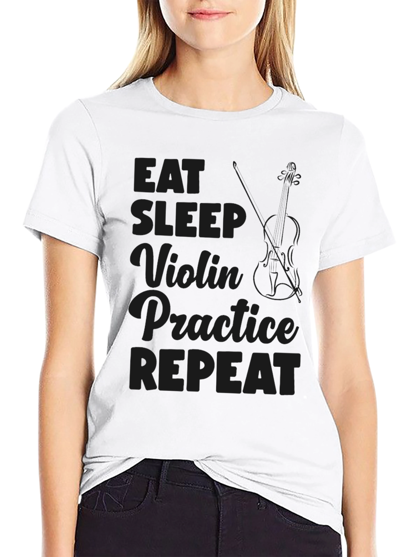 Eat Sleep Violin Practice Repeat T-Shirt