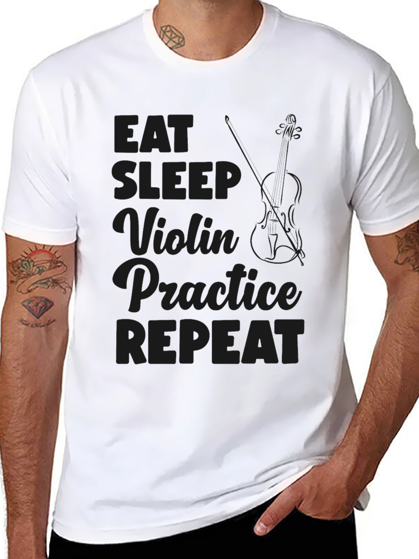Eat Sleep Violin Practice Repeat T-Shirt