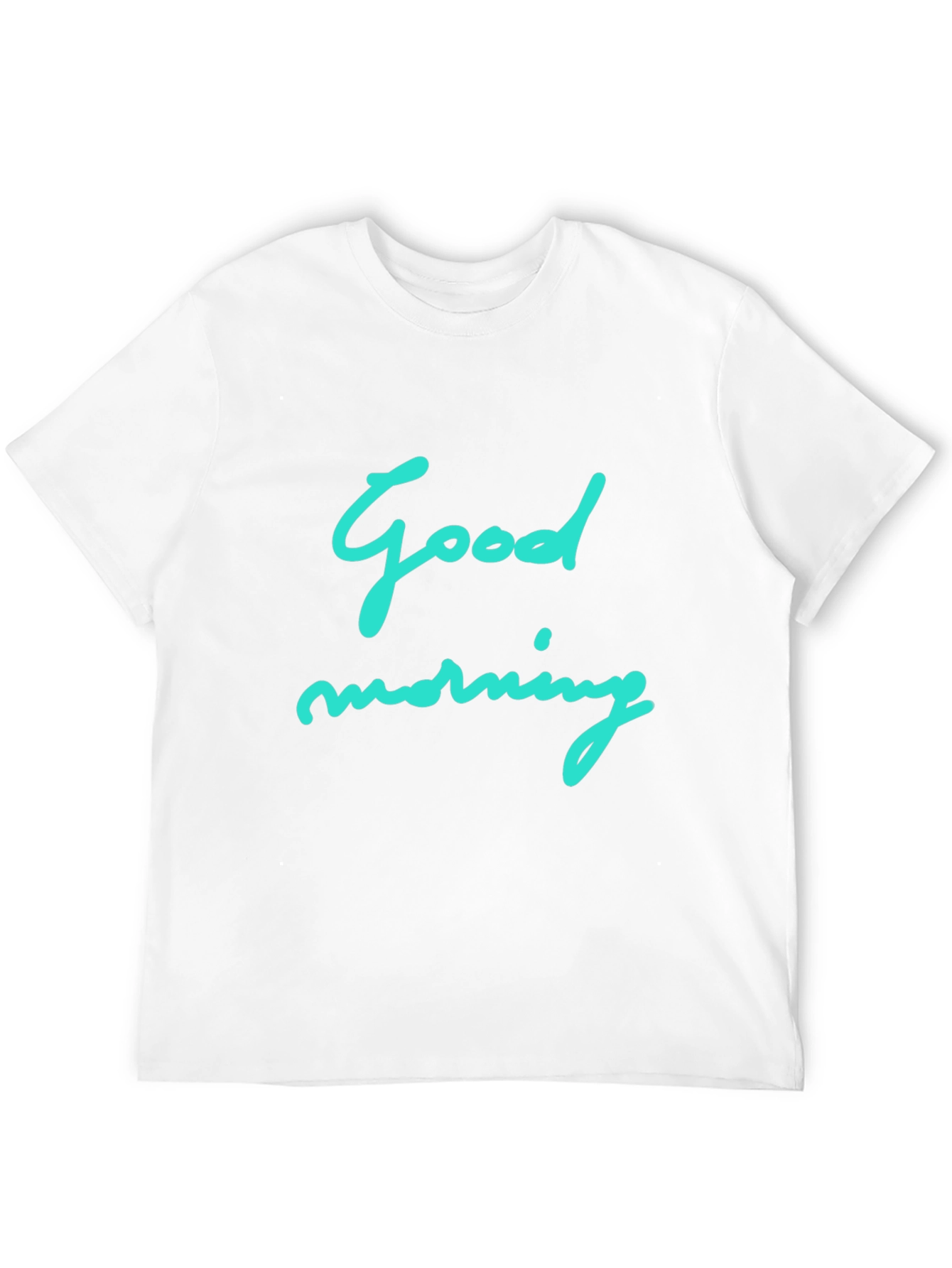 Good Morning Graphic Black T-Shirt