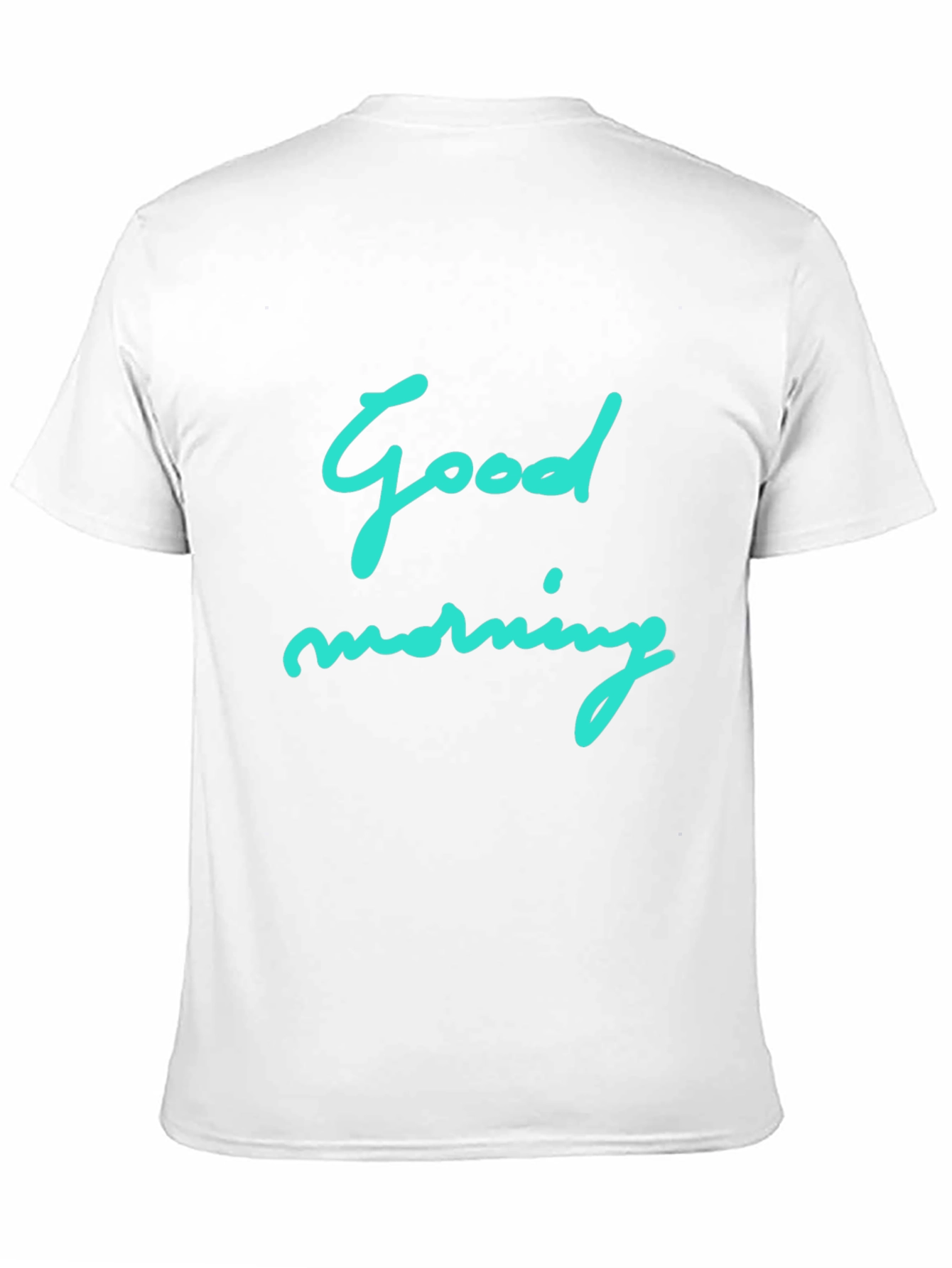 Good Morning Graphic Black T-Shirt
