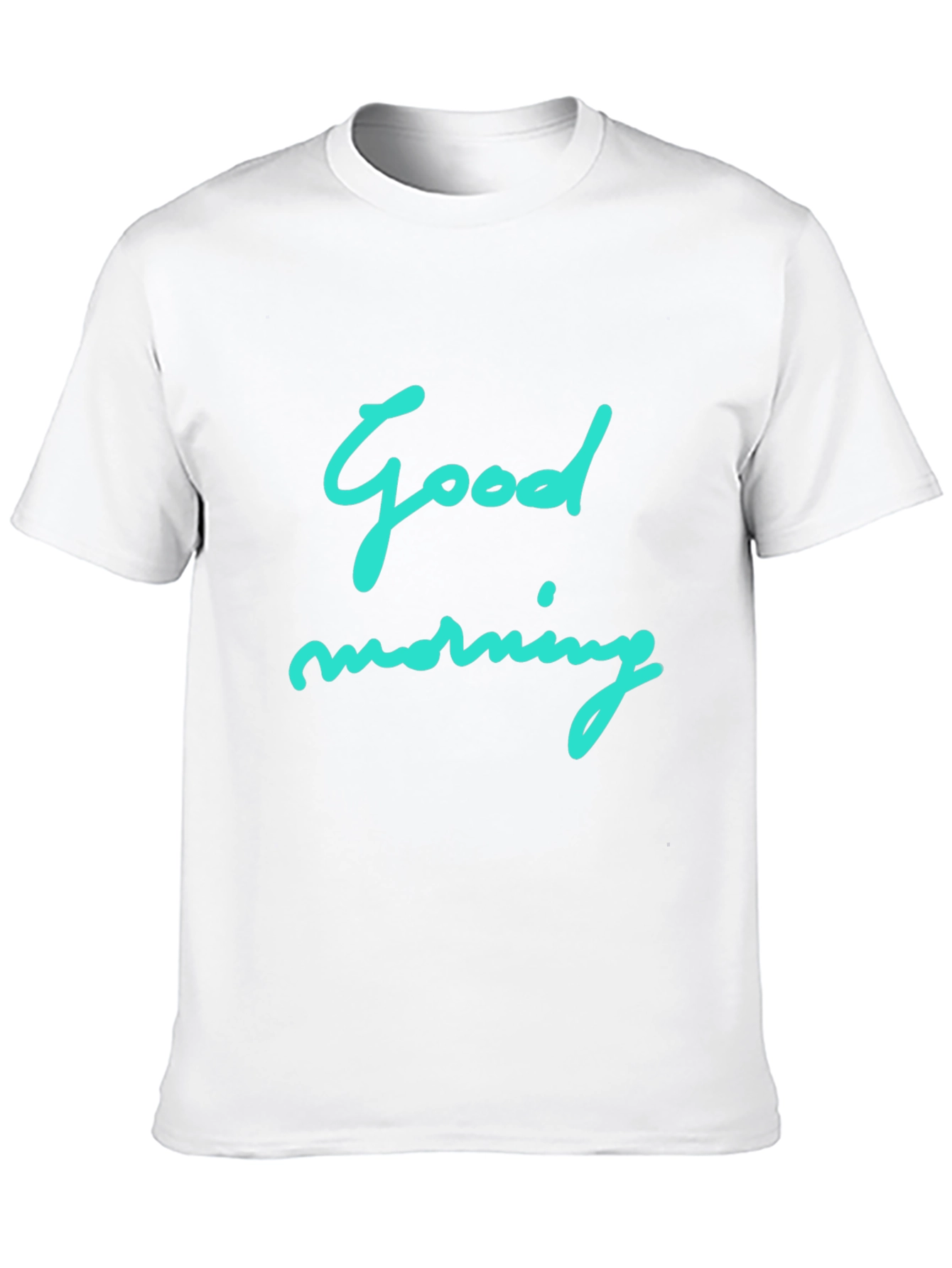 Good Morning Graphic Black T-Shirt