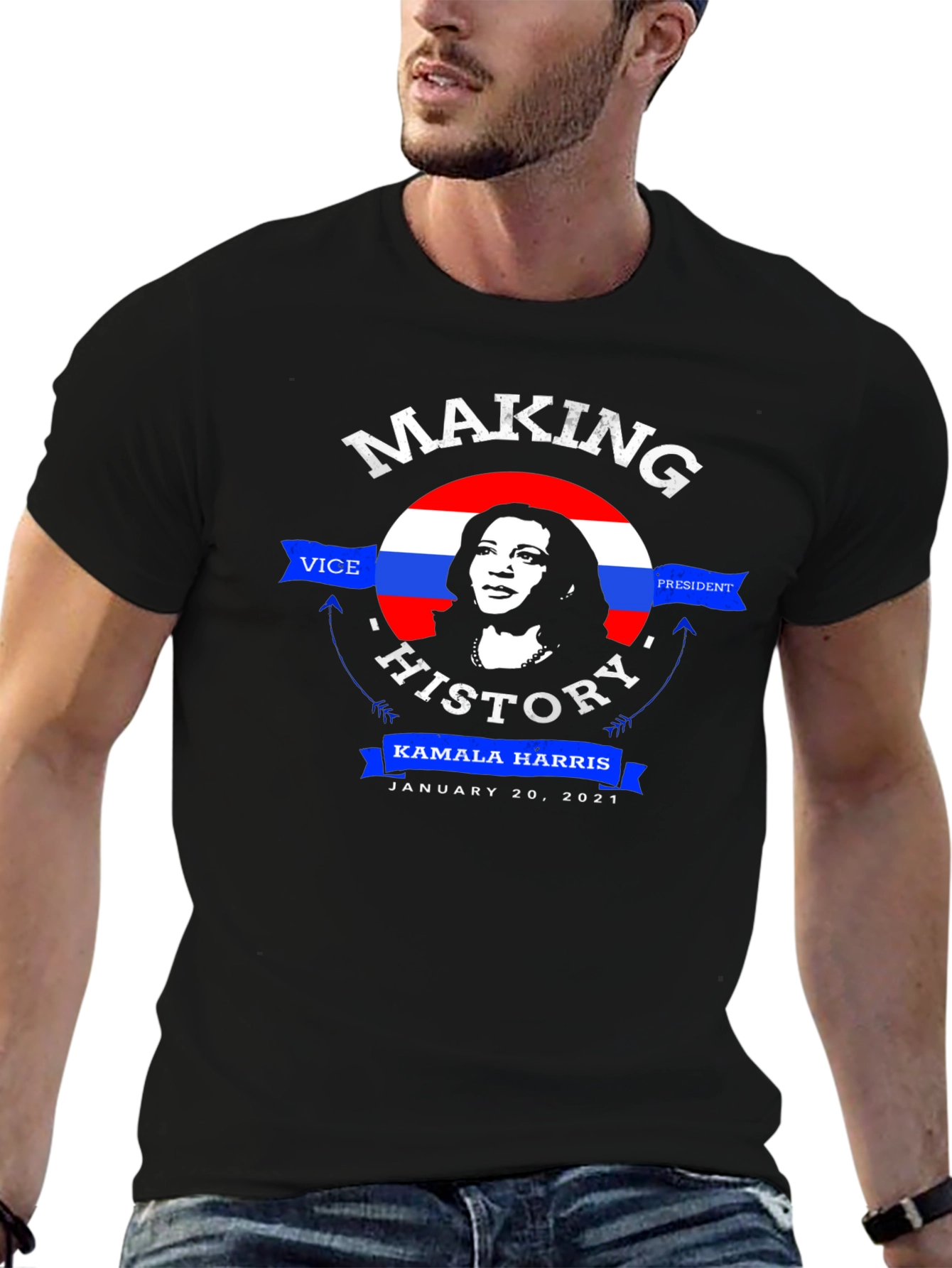 Kamala Harris Making History Graphic T-Shirt