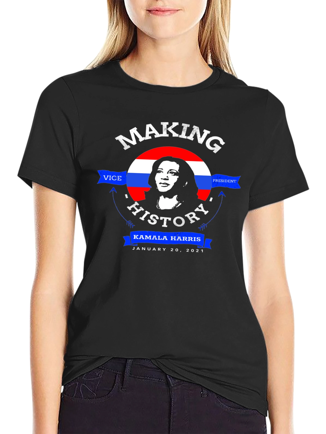 Kamala Harris Making History Graphic T-Shirt