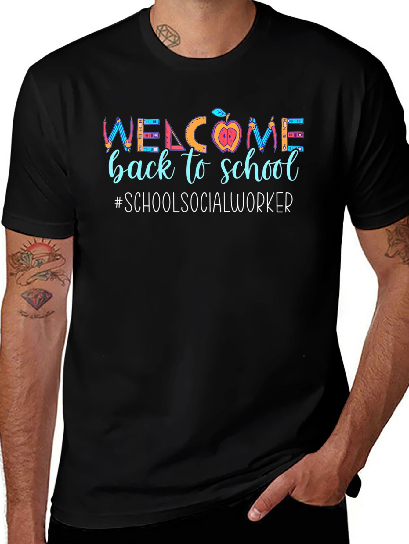 Welcome Back to School Social Worker T-Shirt