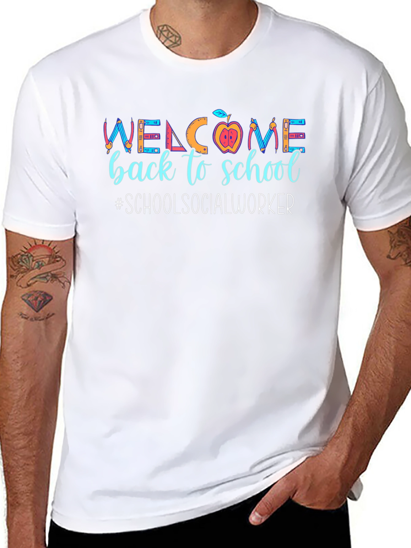 Welcome Back to School Social Worker T-Shirt